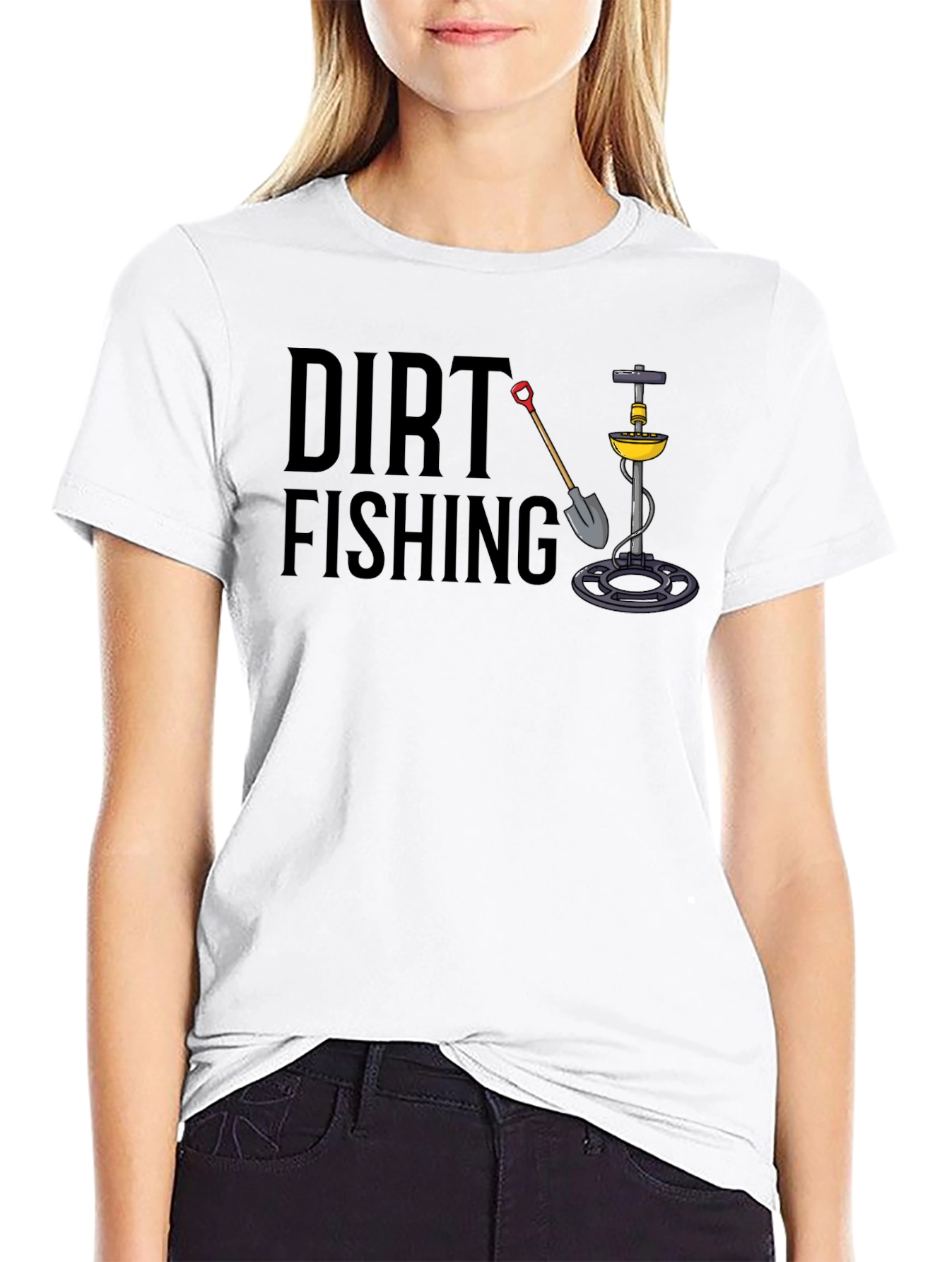 Dirt Fishing T-Shirt - Metal Detecting Tee