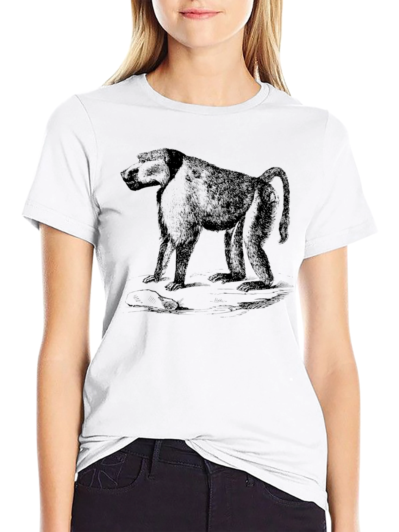Black Baboon Graphic Tee