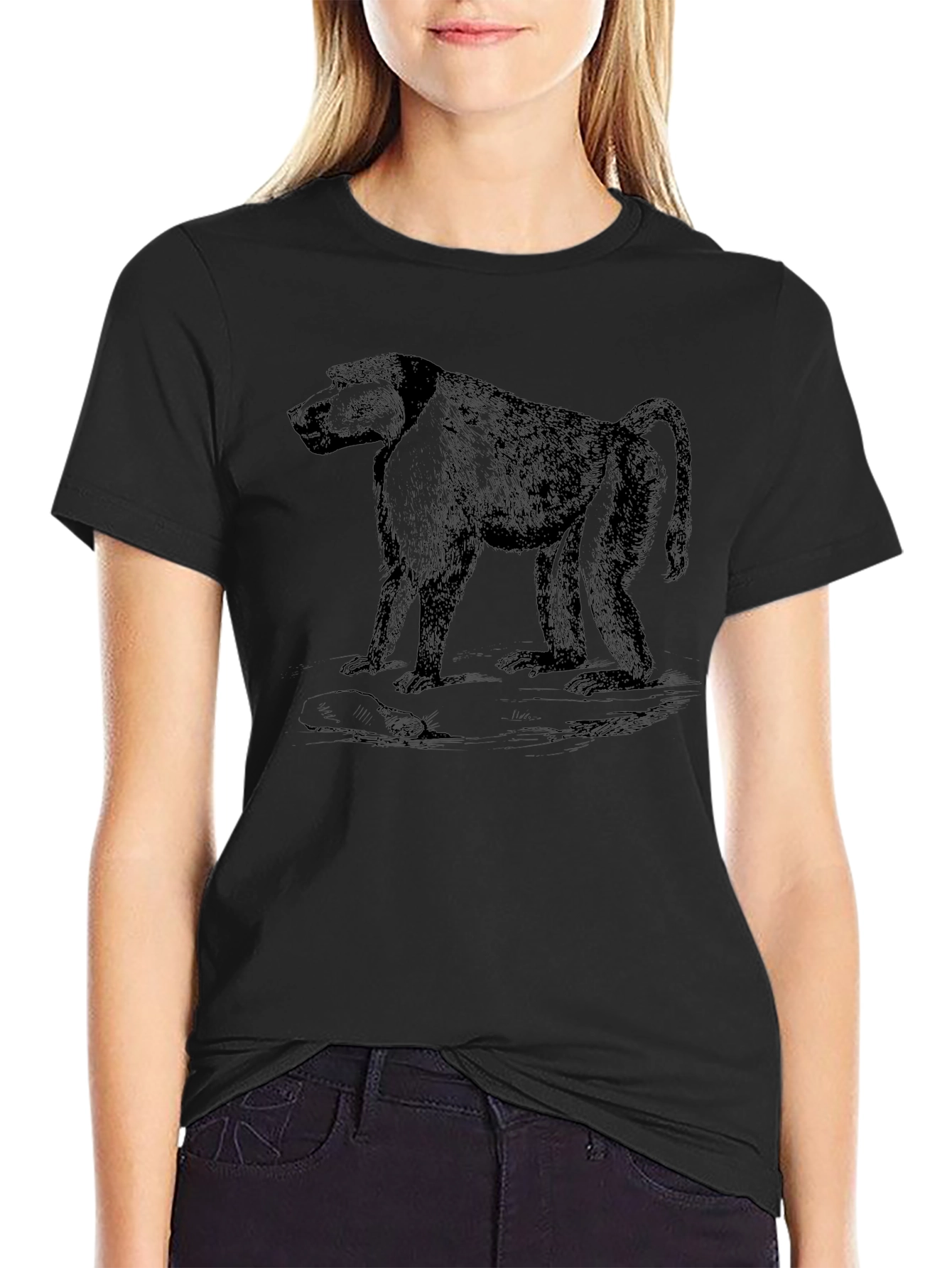 Black Baboon Graphic Tee