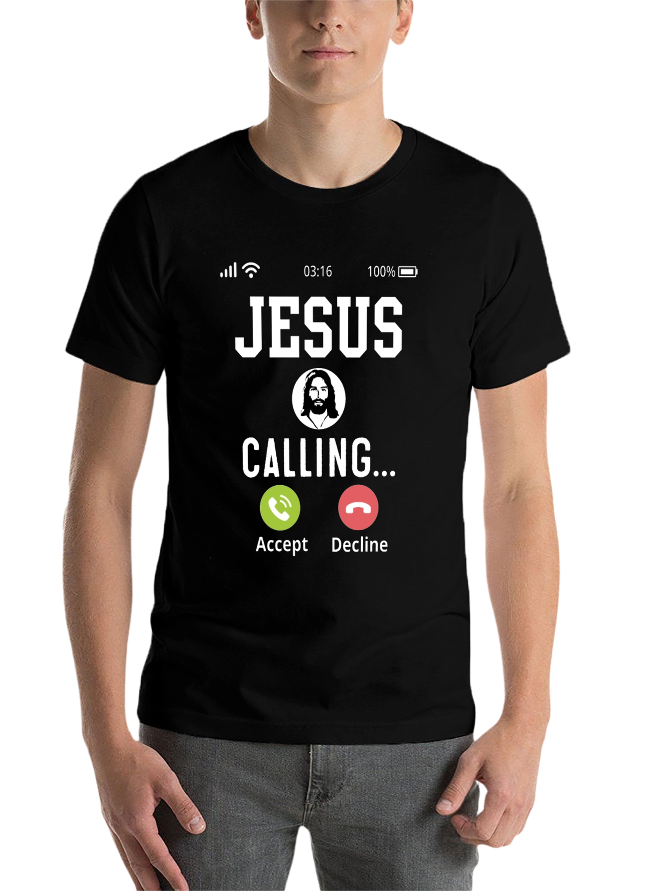 Jesus Calling T-Shirt - Religious Humor Tee