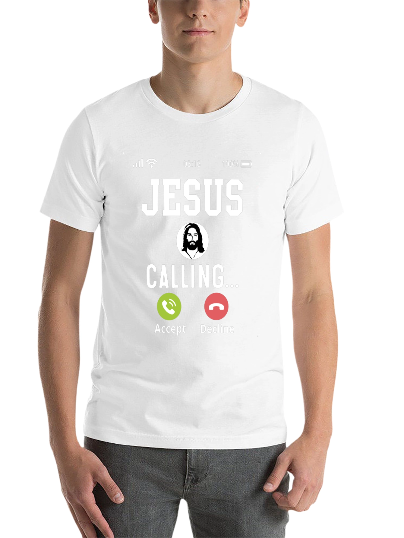 Jesus Calling T-Shirt - Religious Humor Tee