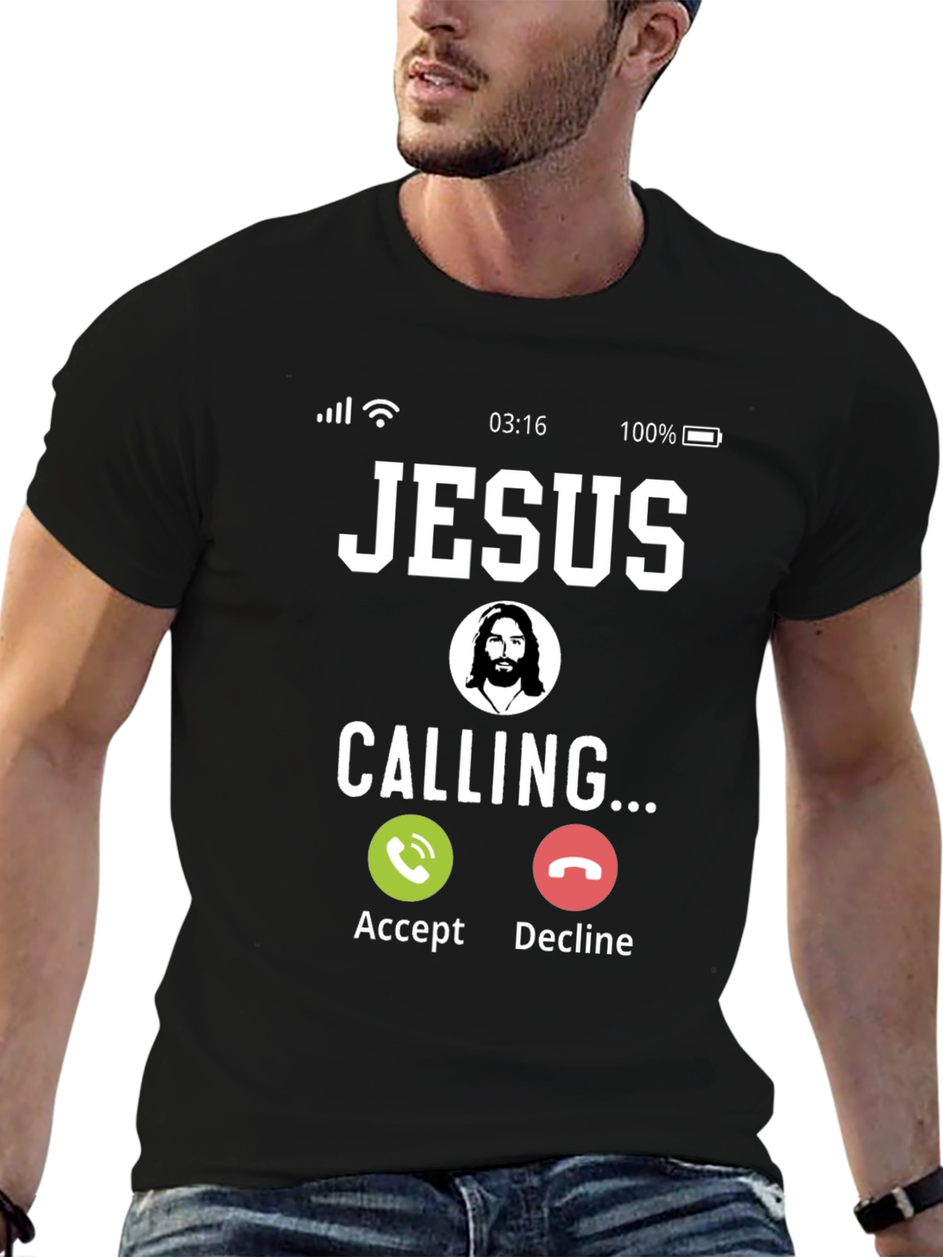 Jesus Calling T-Shirt - Religious Humor Tee