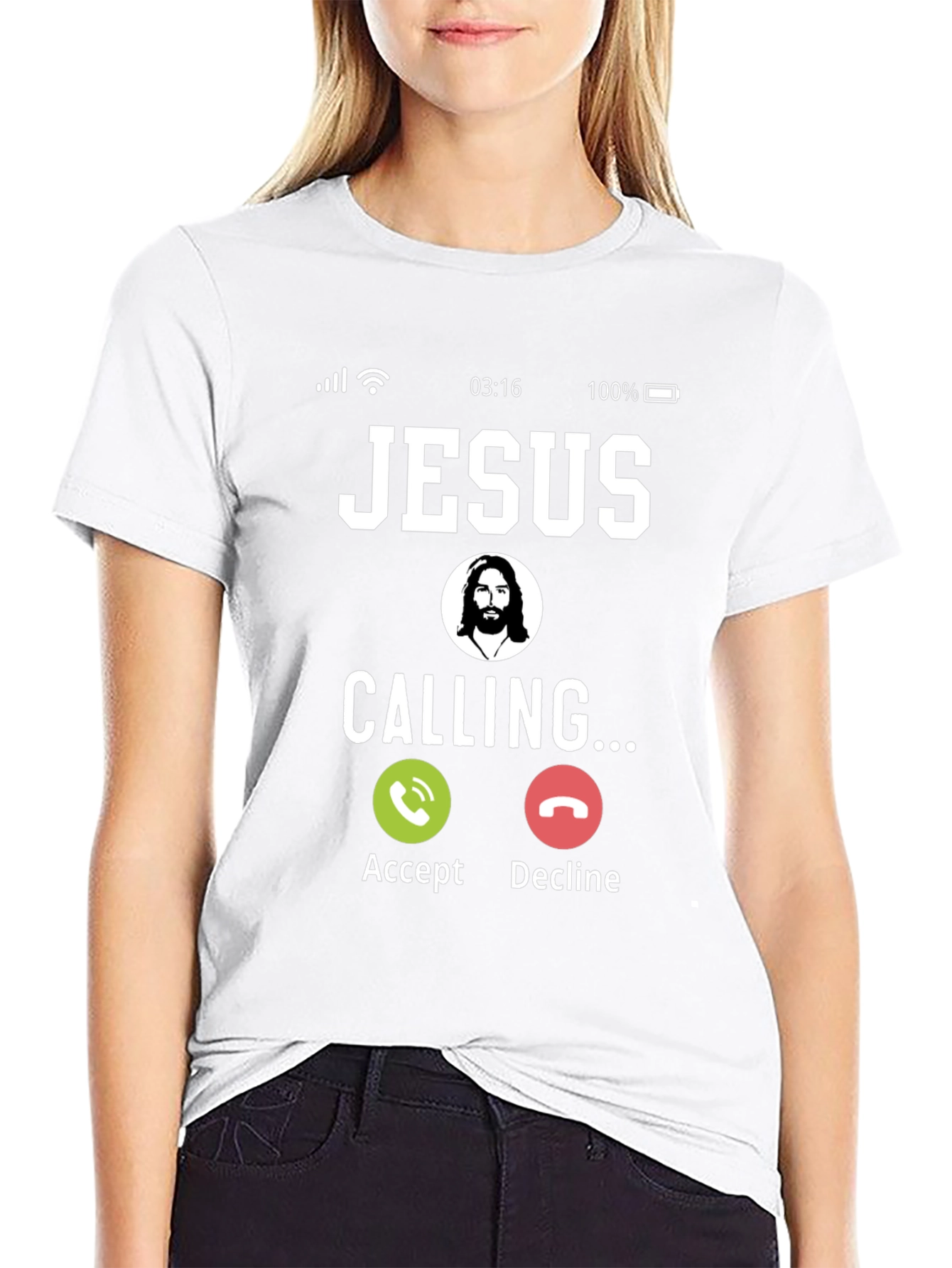 Jesus Calling T-Shirt - Religious Humor Tee