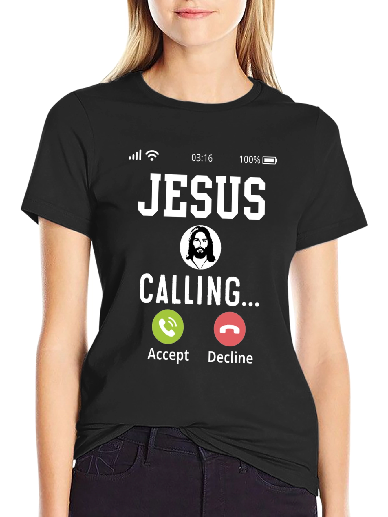 Jesus Calling T-Shirt - Religious Humor Tee