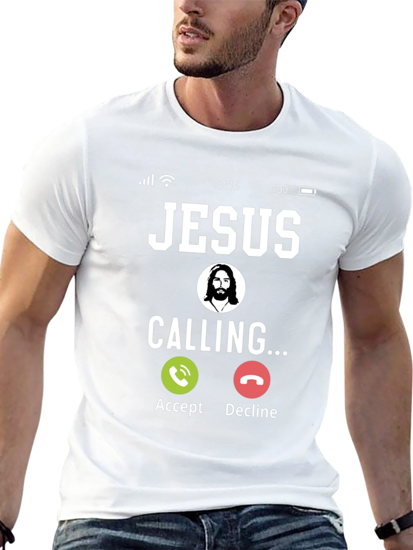 Jesus Calling T-Shirt - Religious Humor Tee