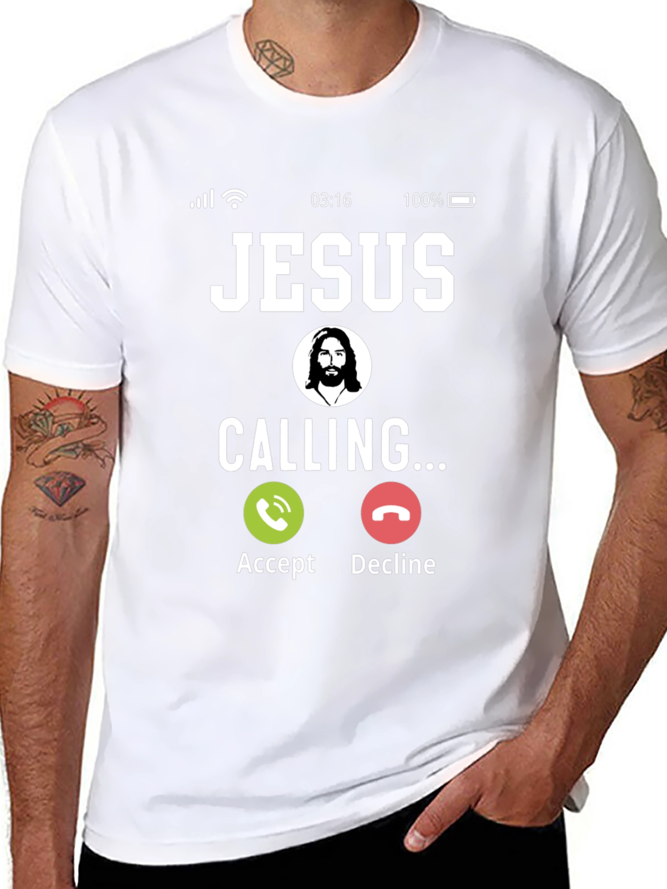 Jesus Calling T-Shirt - Religious Humor Tee