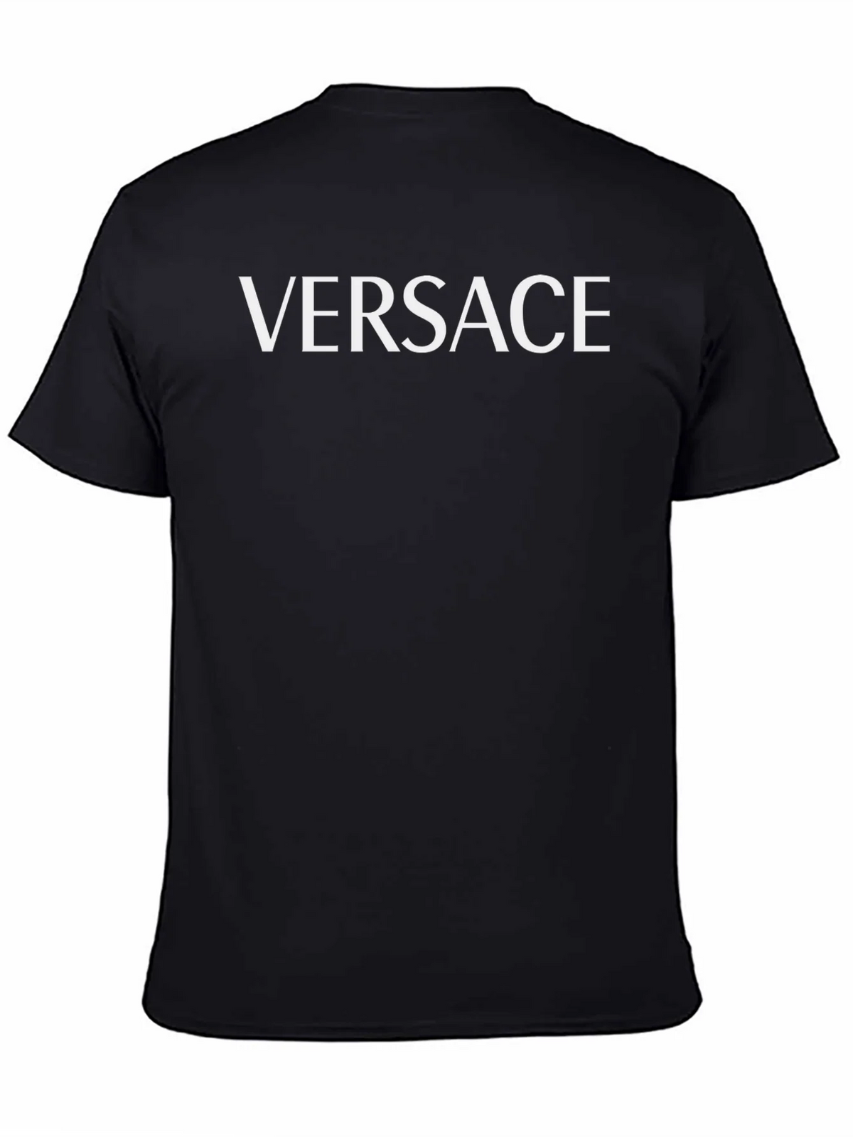 Black Versace Print Tee – Premium Style with Casual Comfort