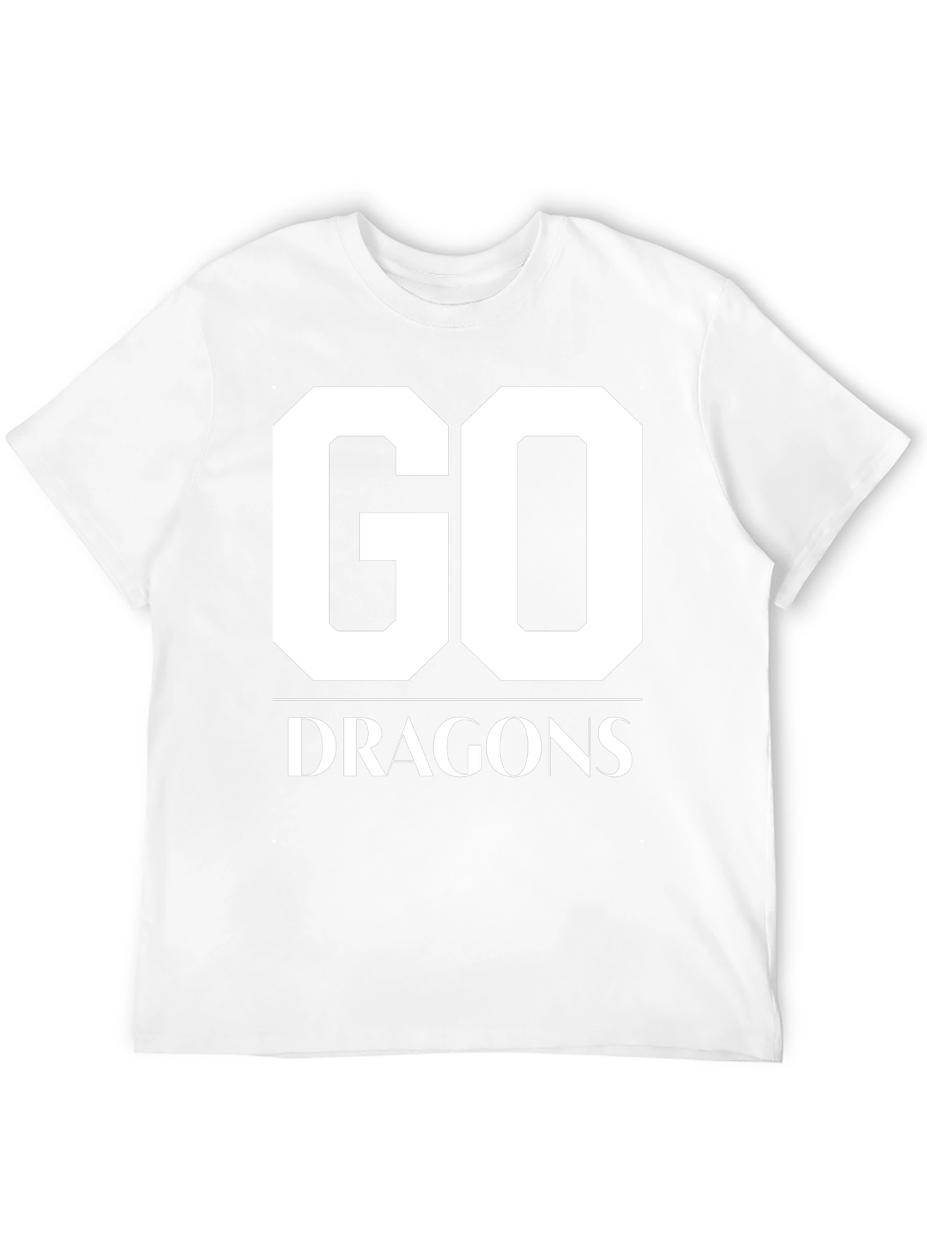 Go Dragons T-Shirt Black Cotton Graphic Tee