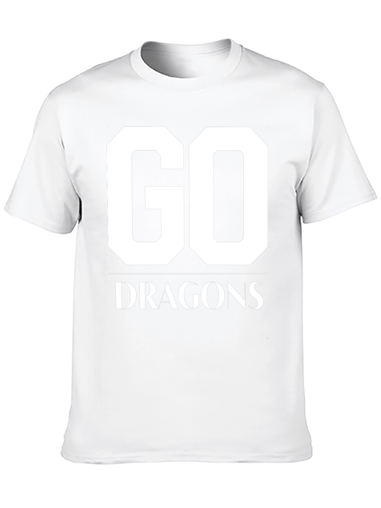 Go Dragons T-Shirt Black Cotton Graphic Tee