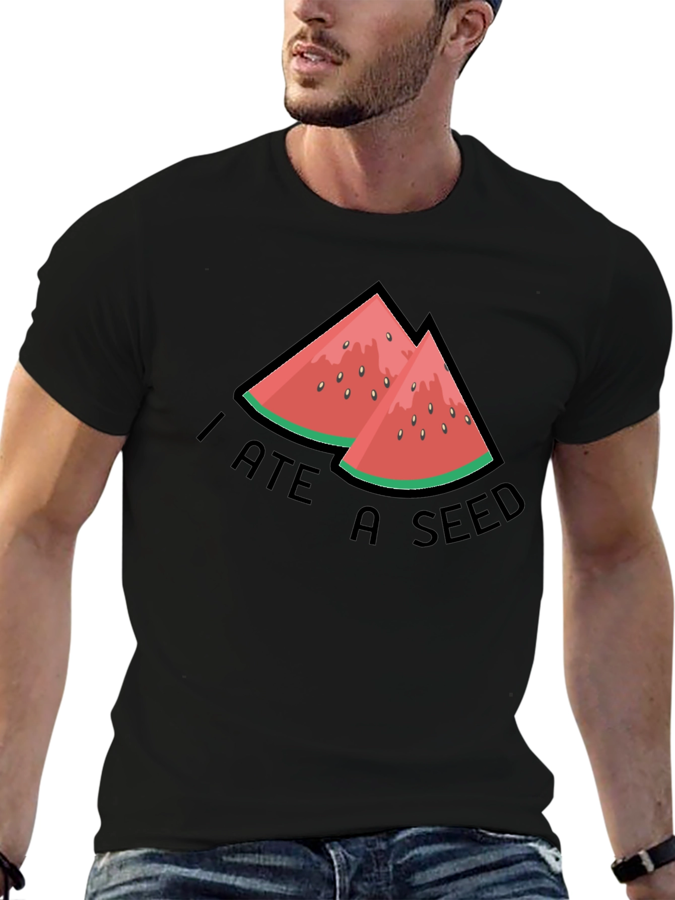 Funny Watermelon Seed T-Shirt - I Ate A Seed!