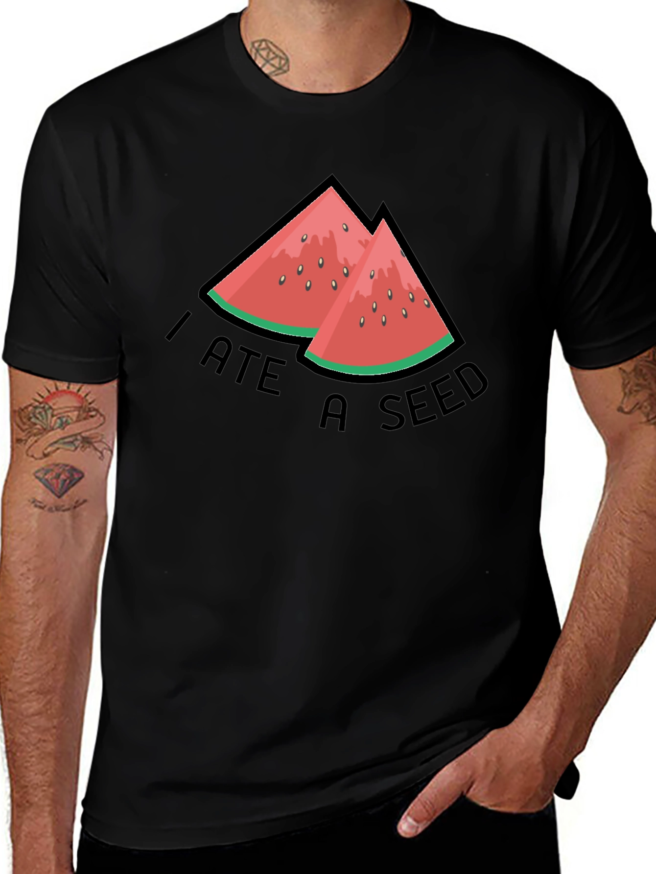 Funny Watermelon Seed T-Shirt - I Ate A Seed!