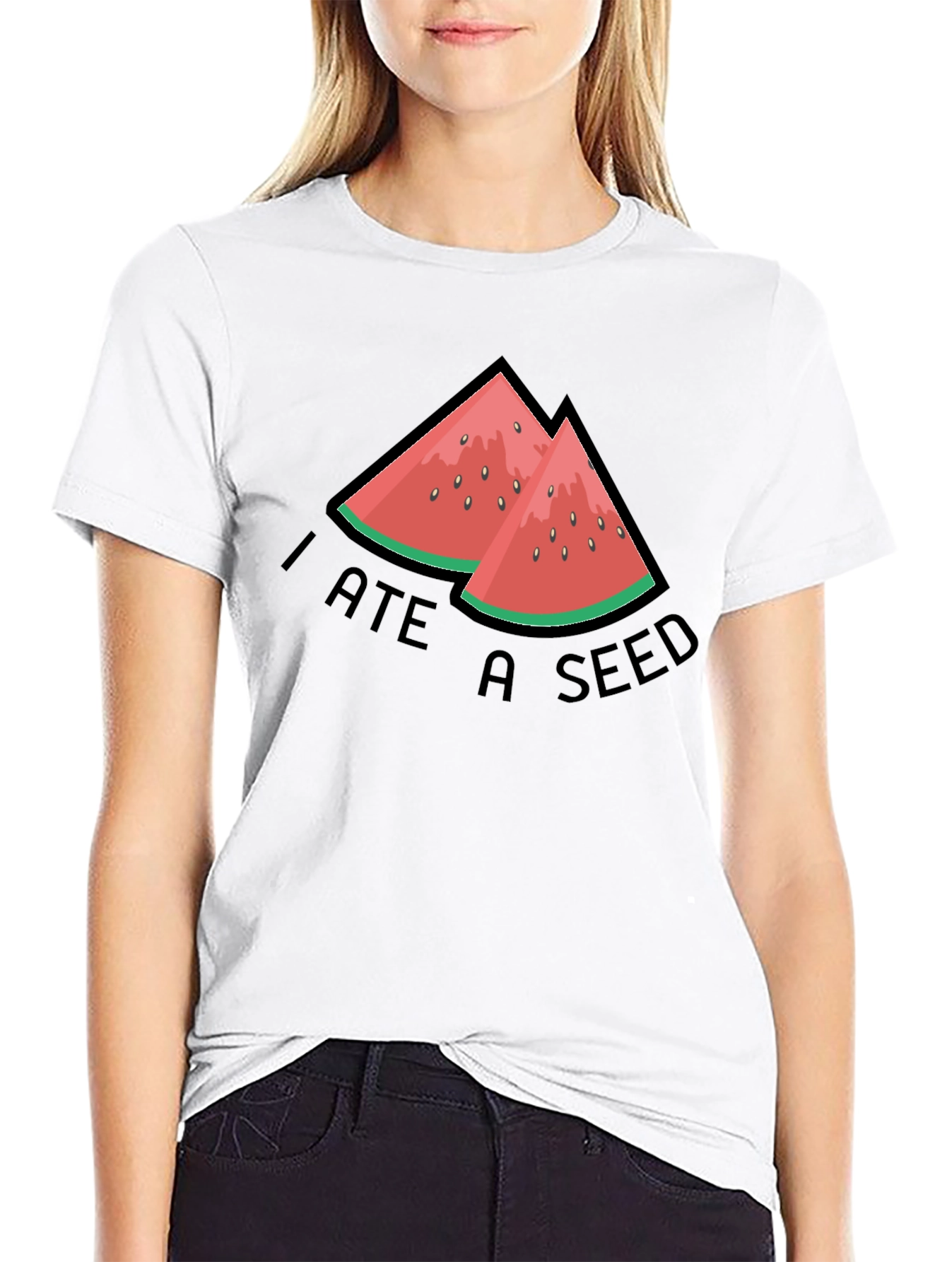 Funny Watermelon Seed T-Shirt - I Ate A Seed!