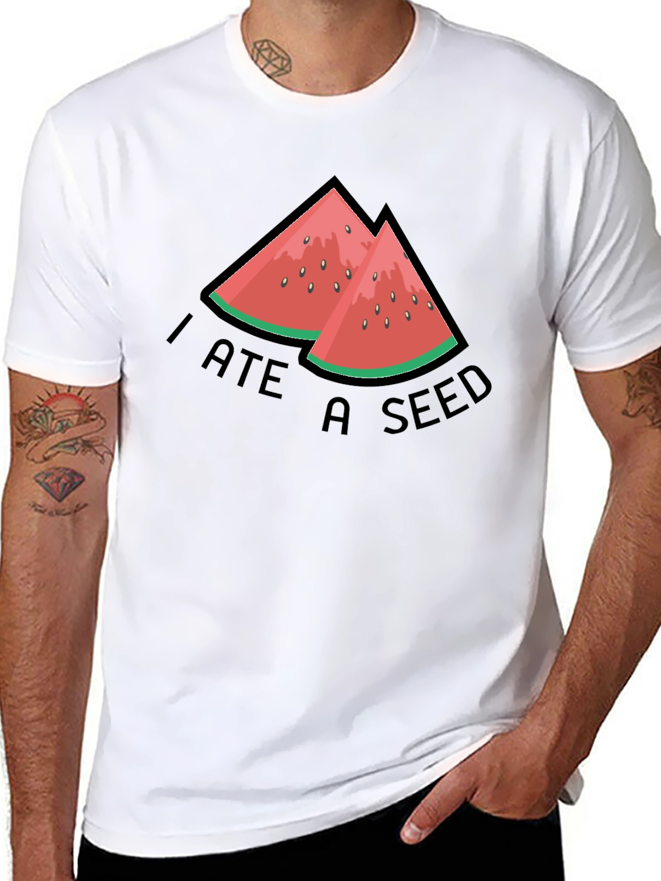 Funny Watermelon Seed T-Shirt - I Ate A Seed!