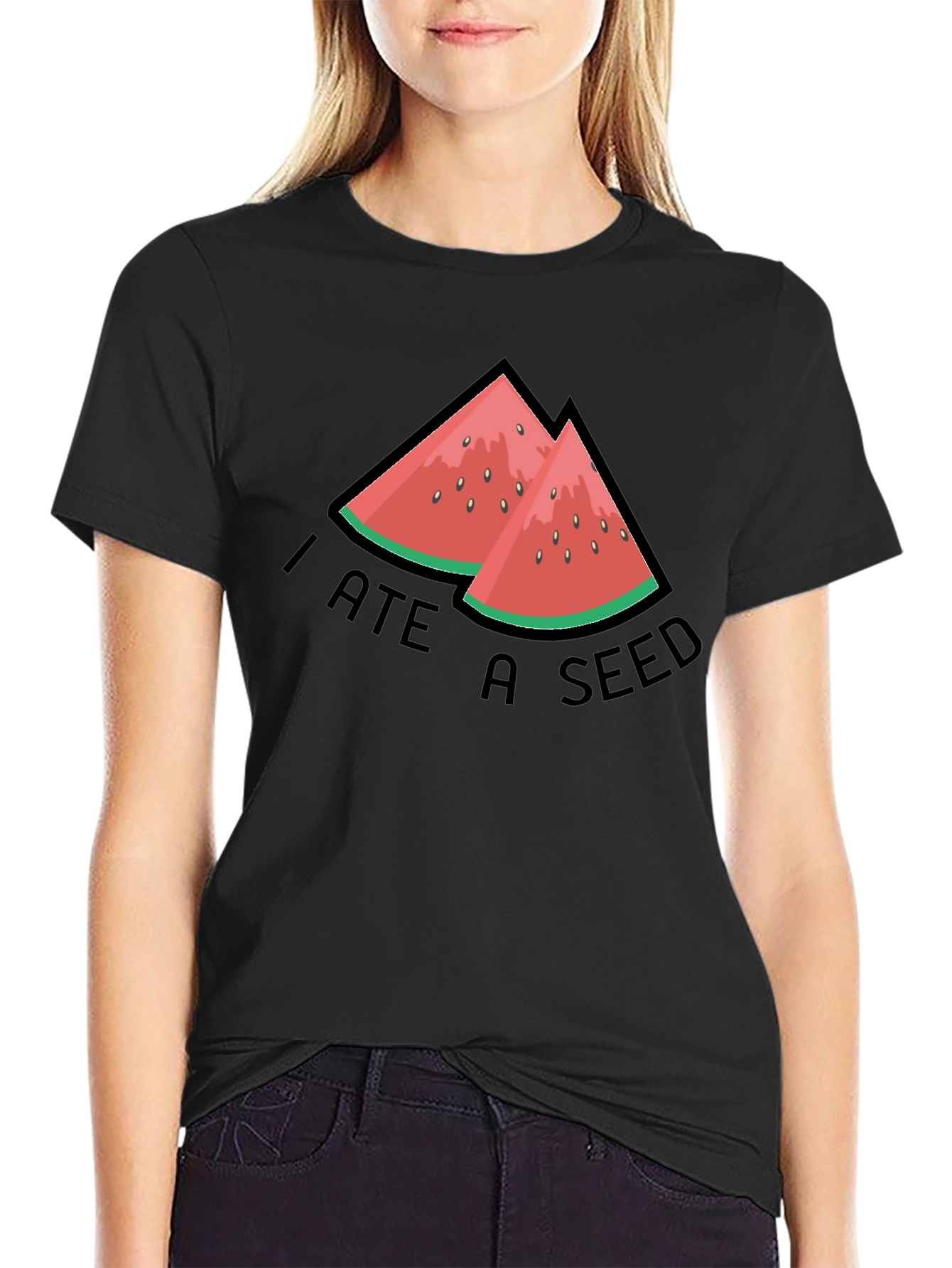Funny Watermelon Seed T-Shirt - I Ate A Seed!