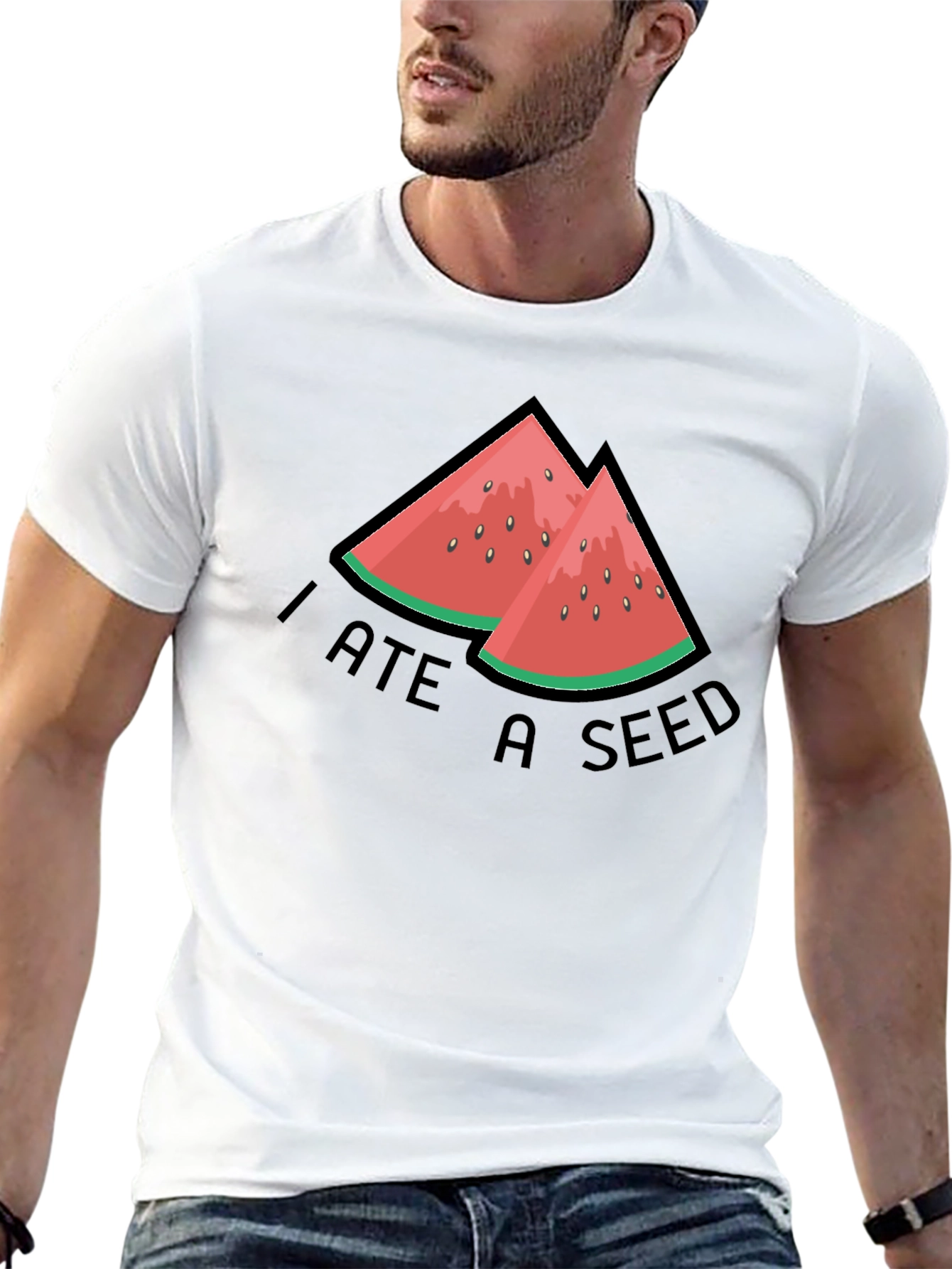 Funny Watermelon Seed T-Shirt - I Ate A Seed!