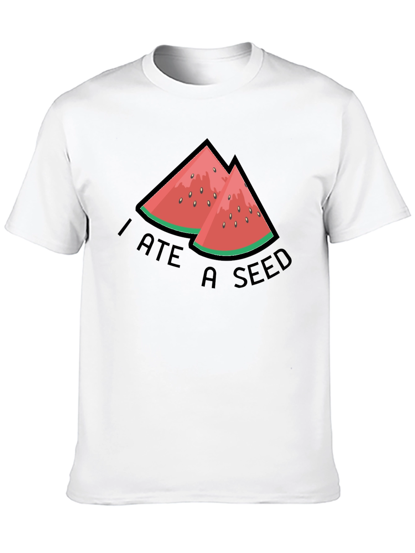 Funny Watermelon Seed T-Shirt - I Ate A Seed!