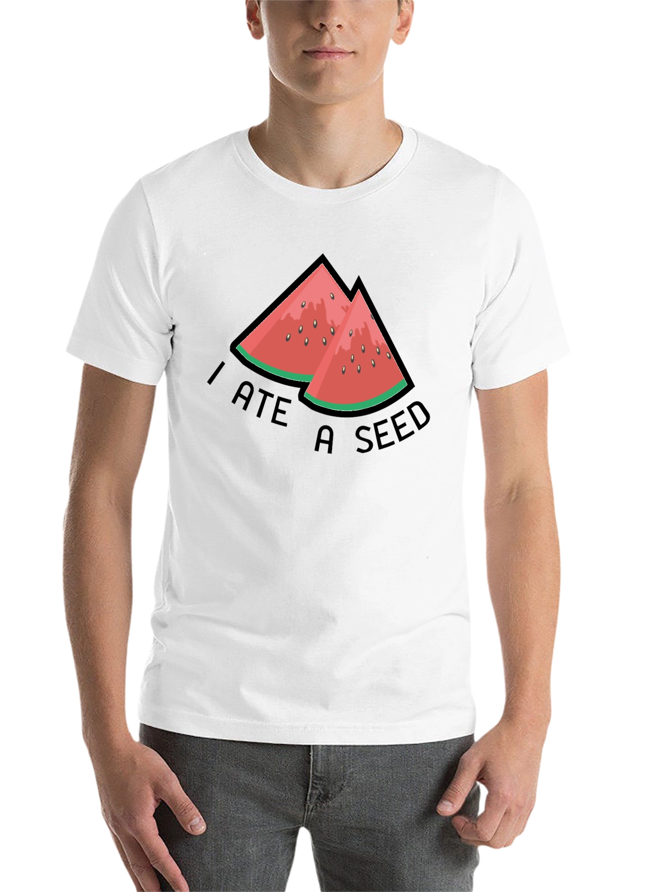 Funny Watermelon Seed T-Shirt - I Ate A Seed!