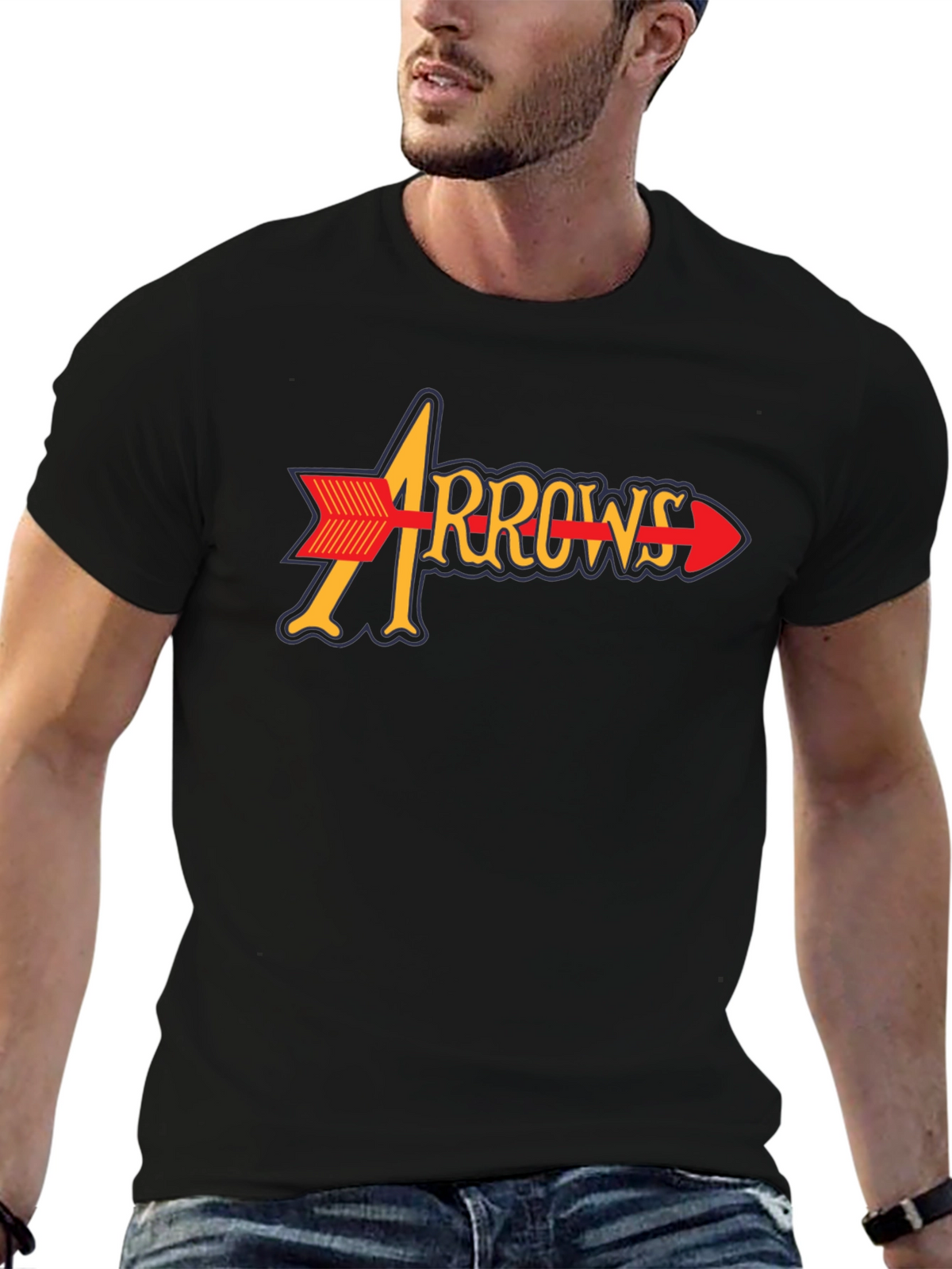 Arrows Graphic Tee - Stylish Cotton Shirt