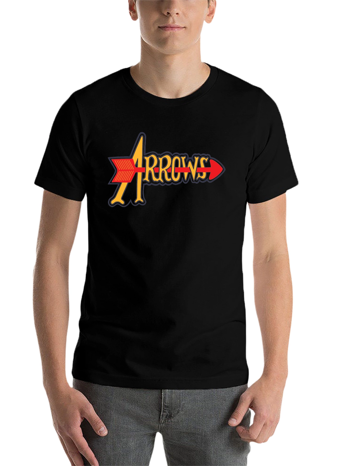 Arrows Graphic Tee - Stylish Cotton Shirt
