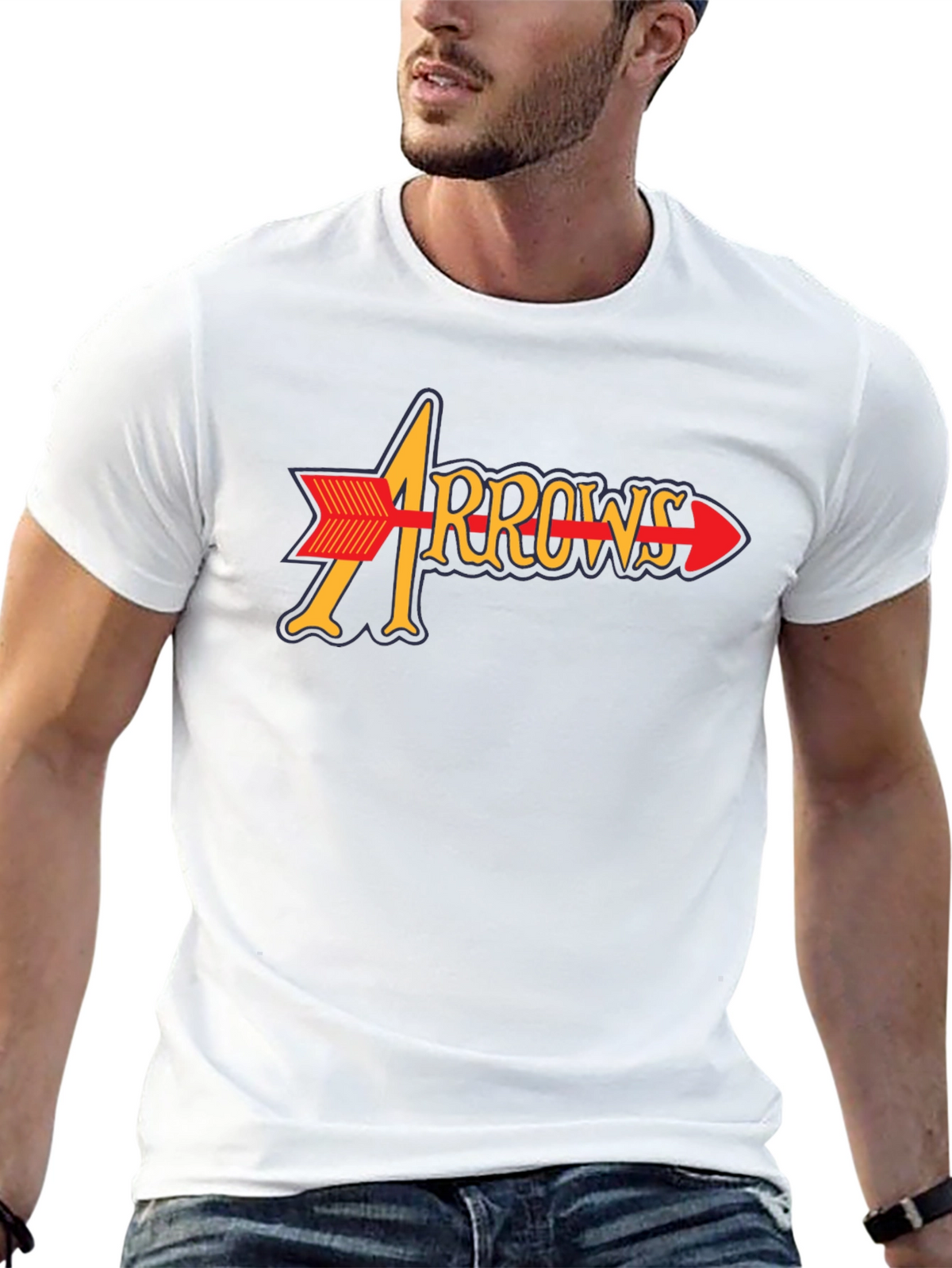 Arrows Graphic Tee - Stylish Cotton Shirt