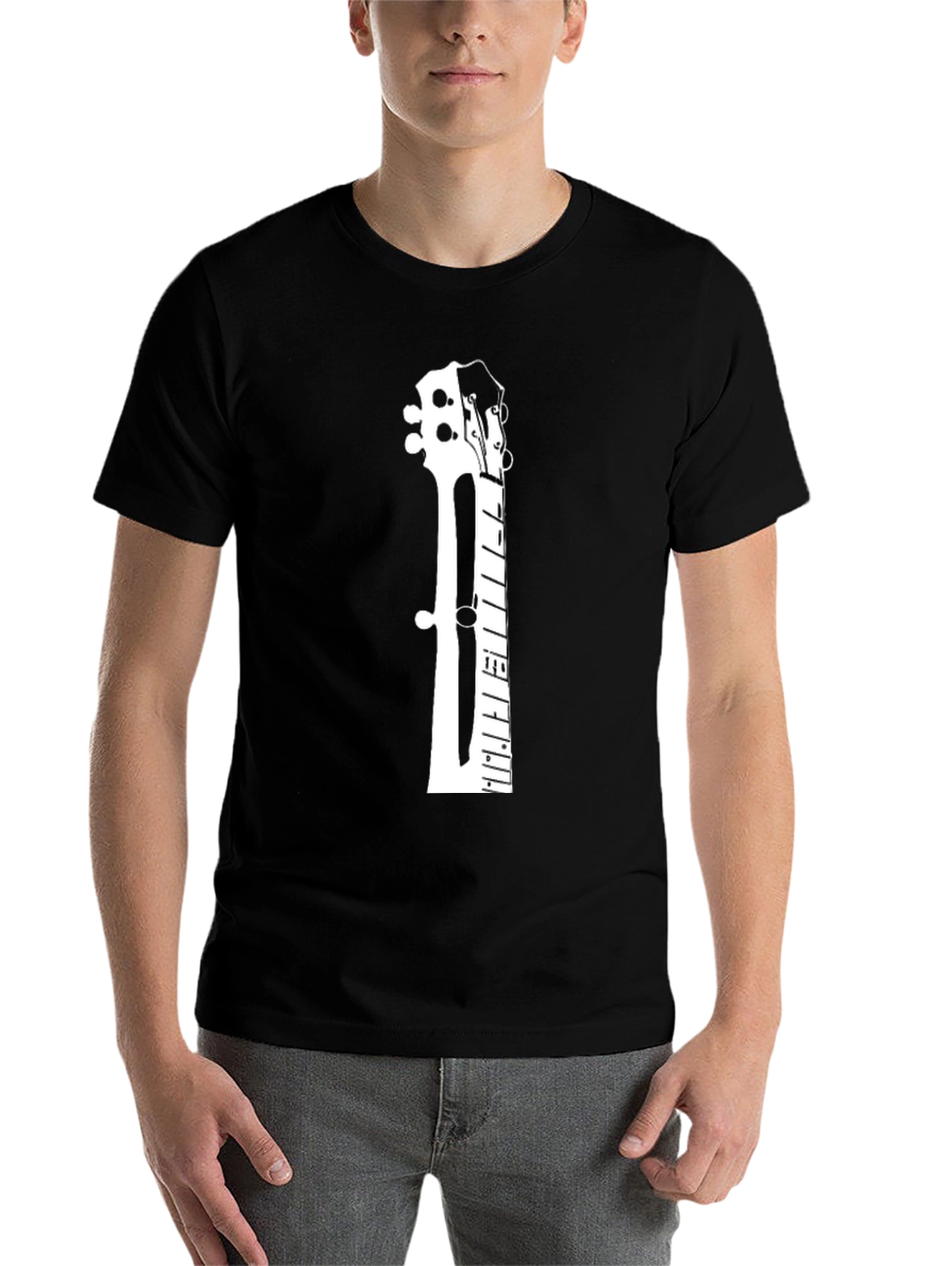 Guitar Neck Graphic T-Shirt - Music Lover Tee