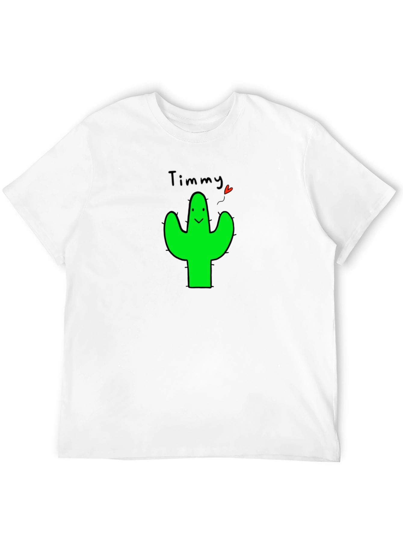 Timmy Cactus Graphic T-Shirt - Cute & Trendy