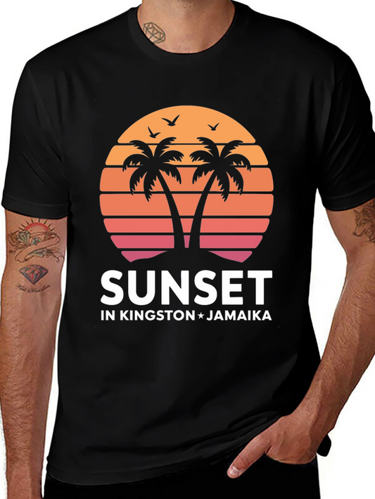 Sunset in Kingston Jamaica T-Shirt