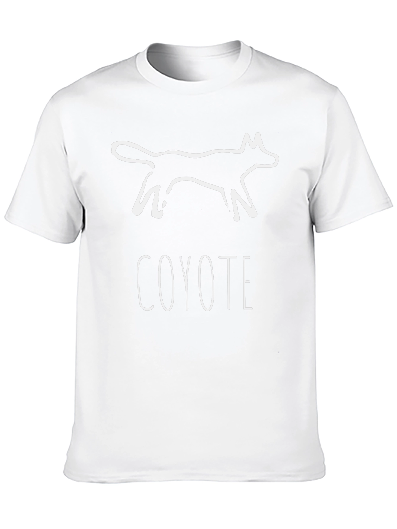 Coyote Graphic Print Black T-Shirt