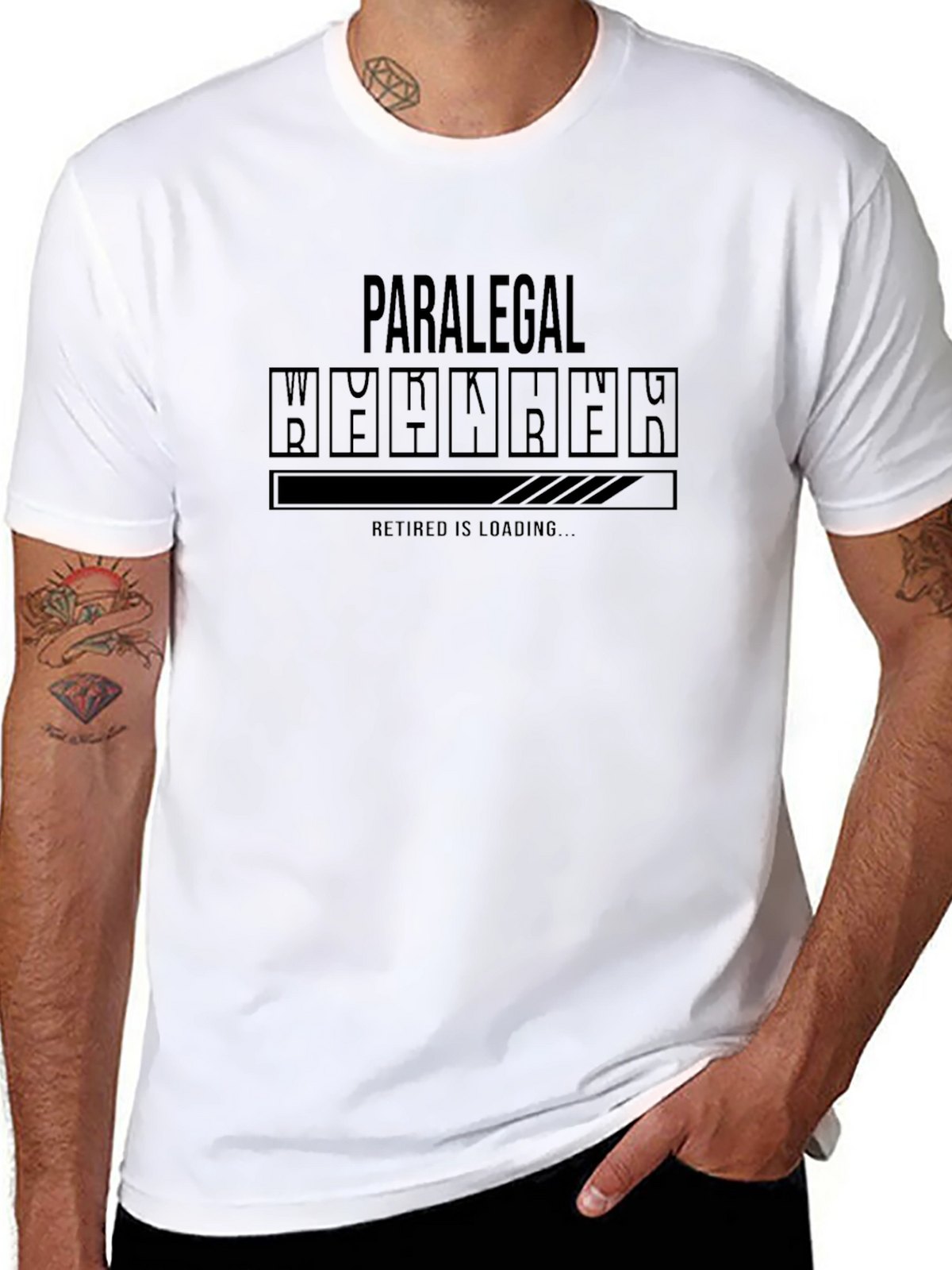 Paralegal Retirement Loading T-Shirt