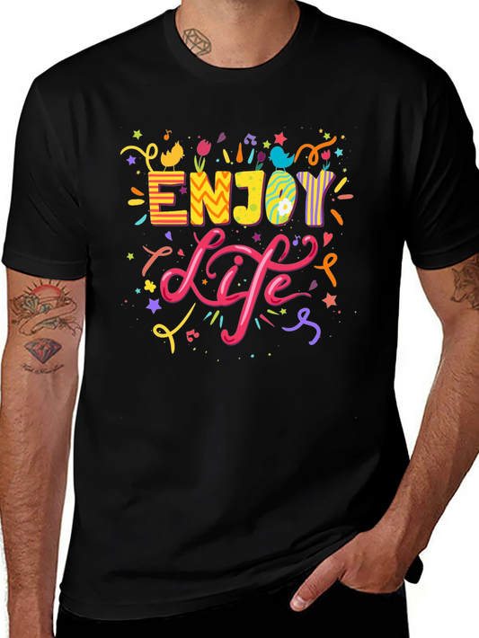 Enjoy Life Black T-Shirt