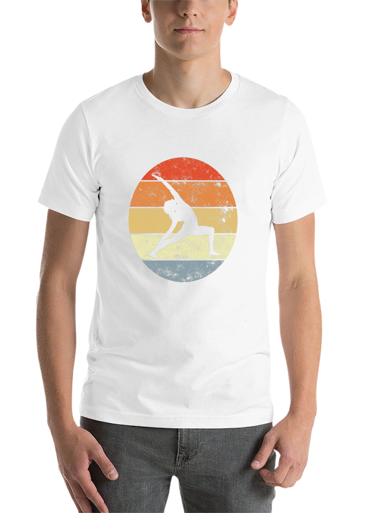 Yoga Silhouette Graphic Tee
