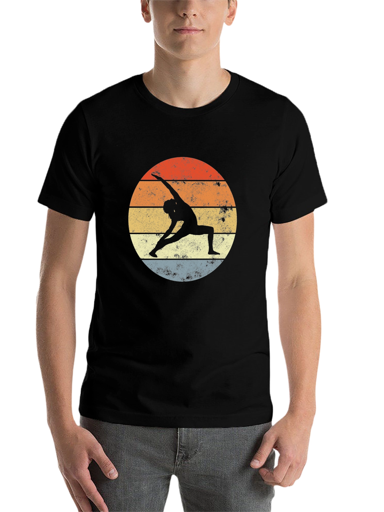 Yoga Silhouette Graphic Tee