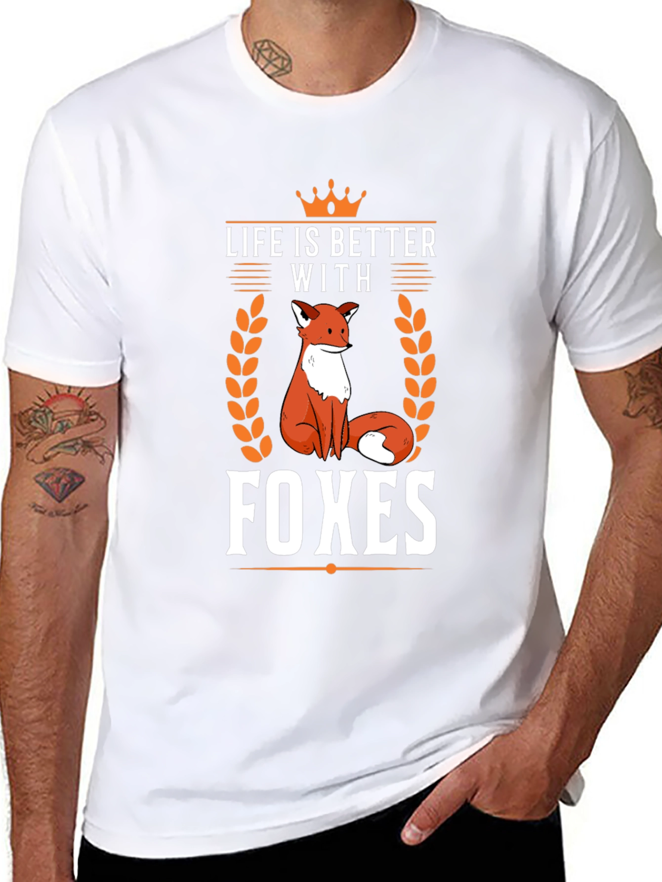 Life is Better with Foxes T-Shirt