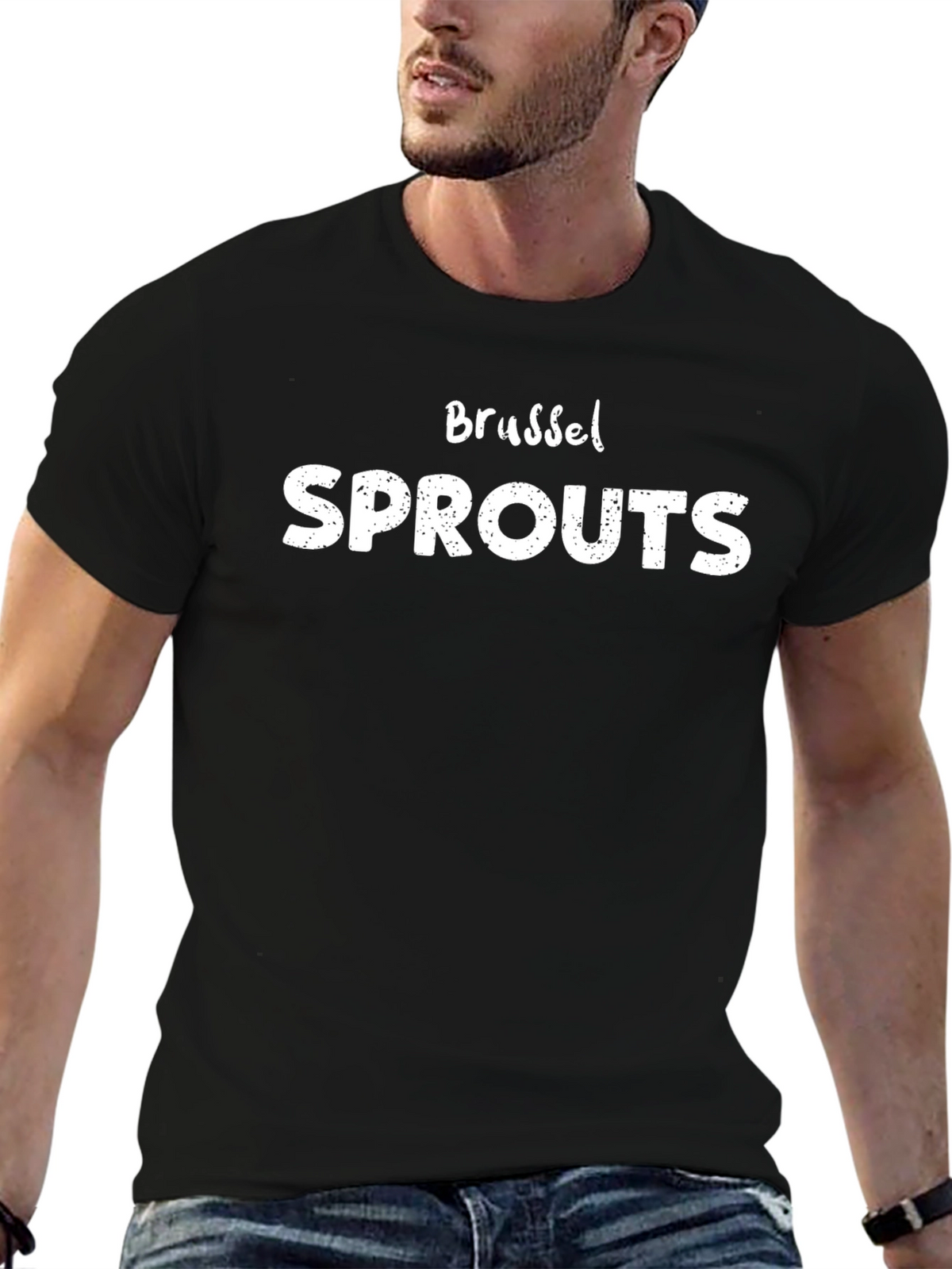 Brussels Sprouts Graphic T-Shirt - Funny Vegetable Tee