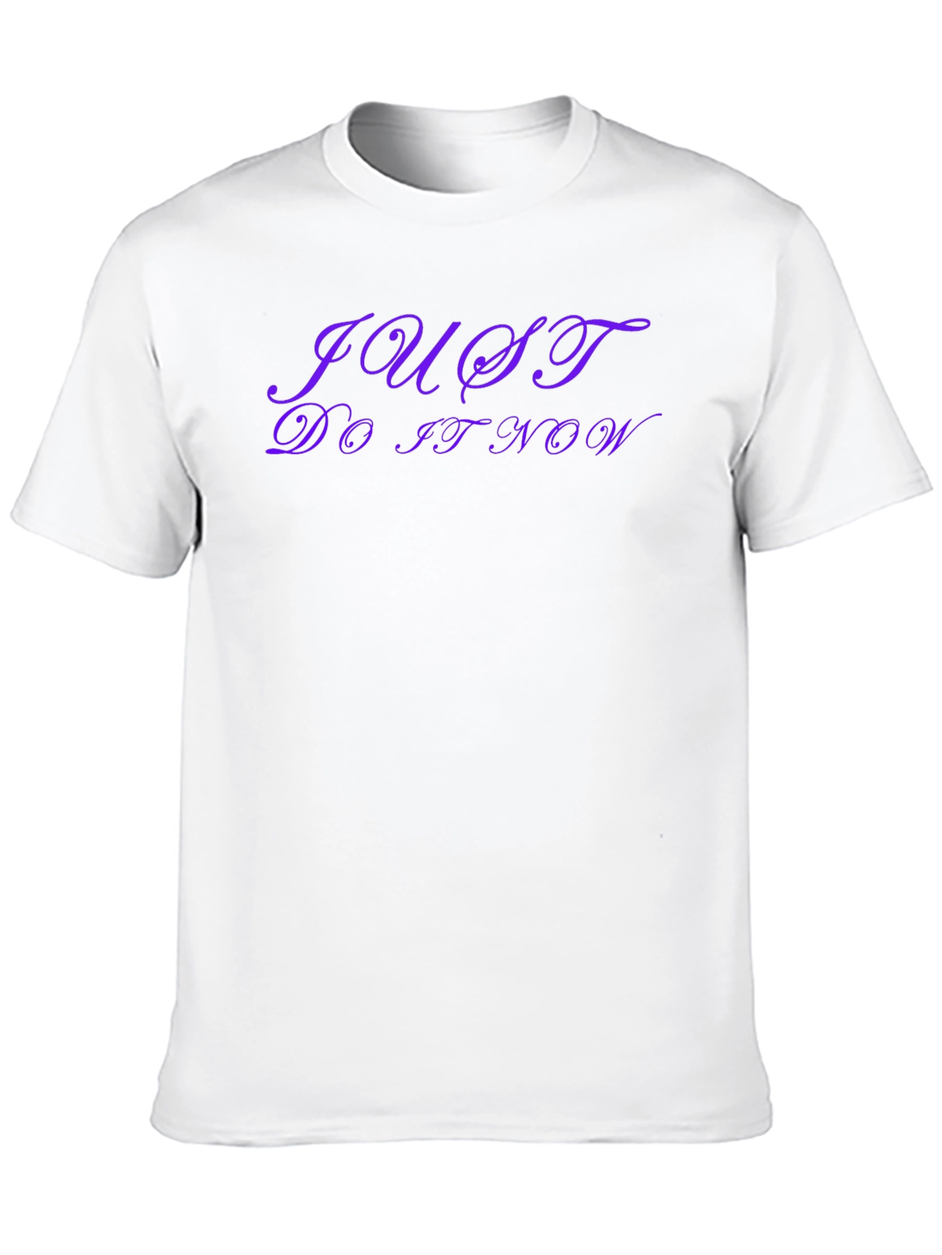 Just Do It Now Black T-Shirt - Motivation