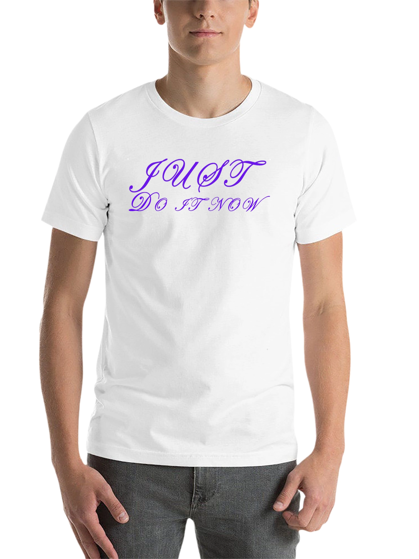 Just Do It Now Black T-Shirt - Motivation