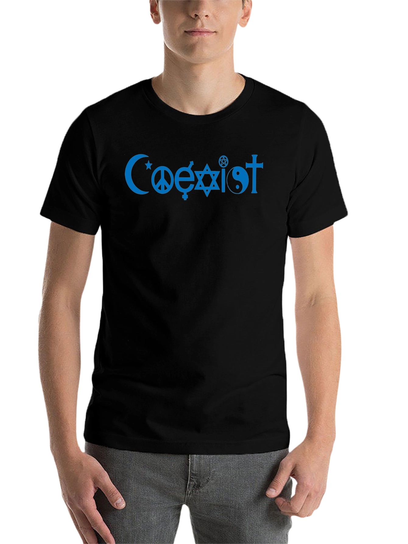 Coexist Symbol Black T-Shirt
