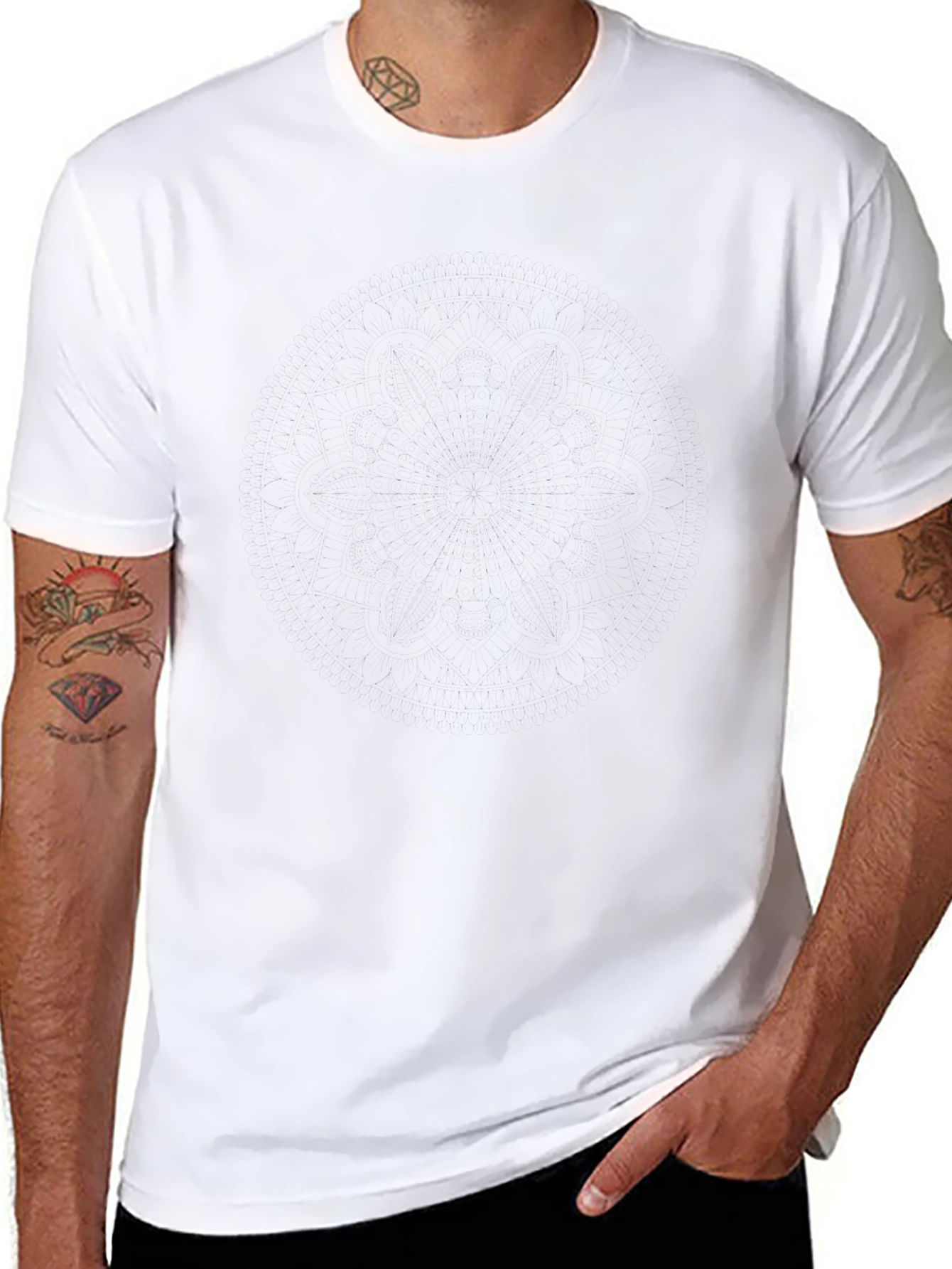 Classic Black Crew Neck T-Shirt