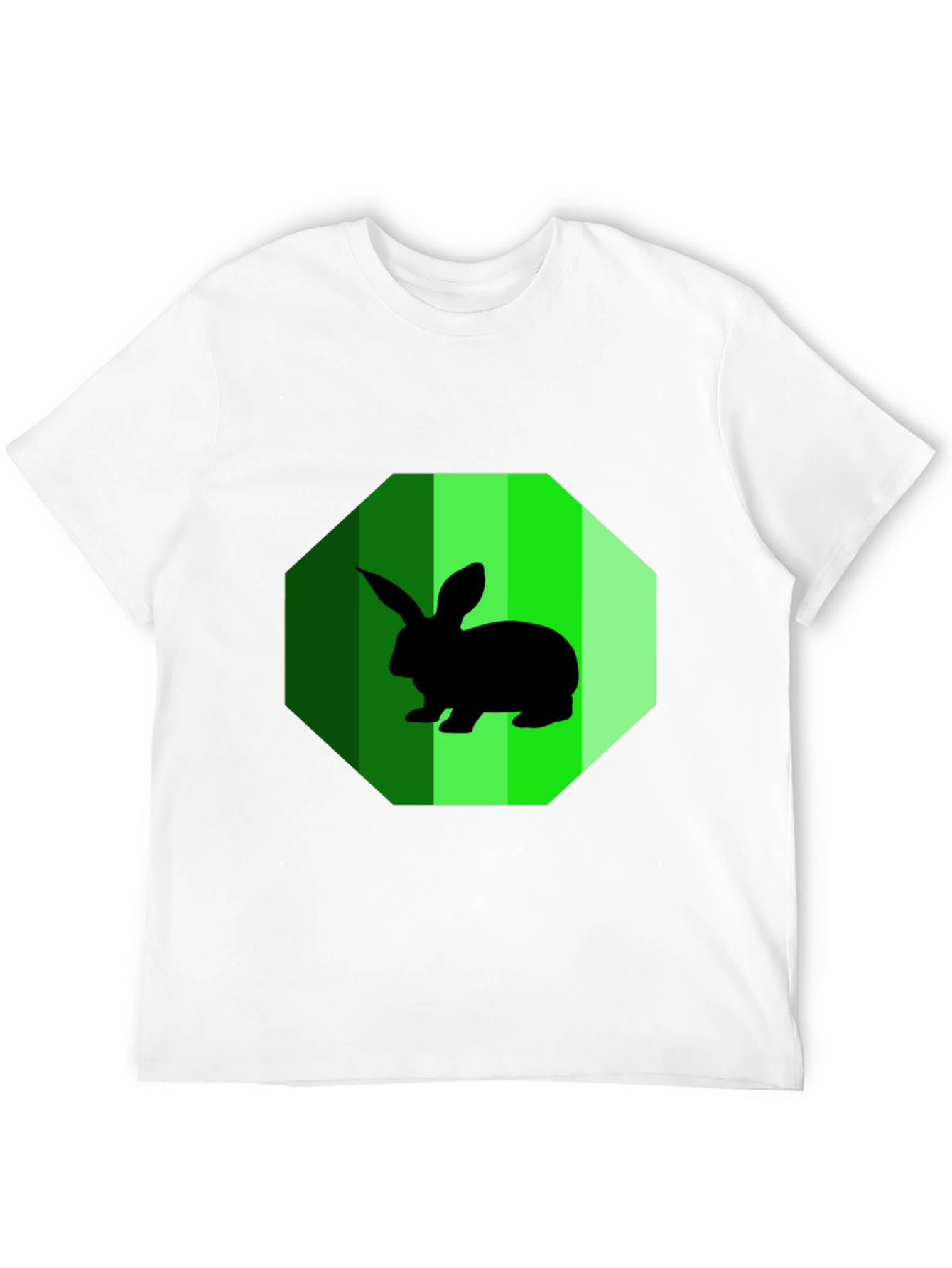 Rabbit Graphic Tee - Mens Black T-Shirt