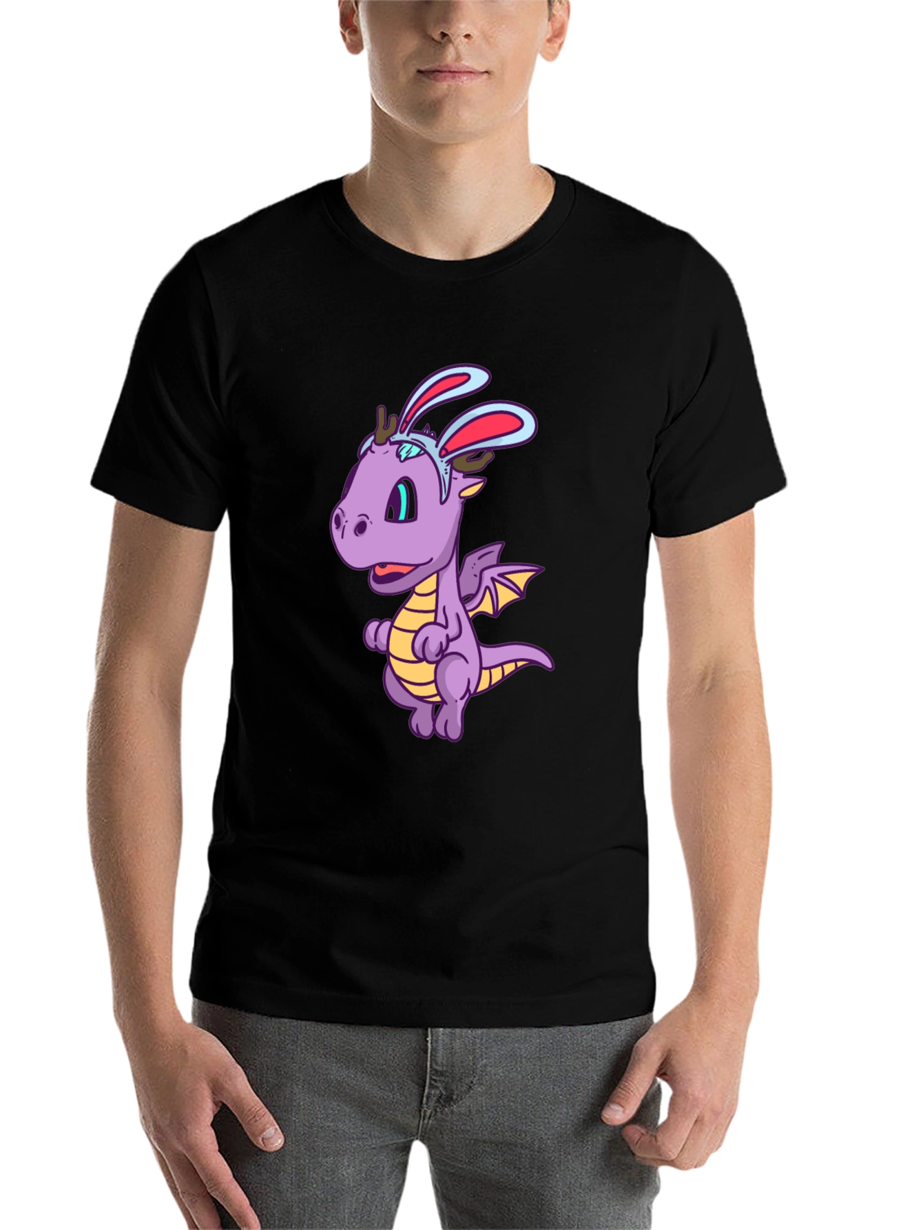 Funny Dragon with Bunny Ears T-Shirt