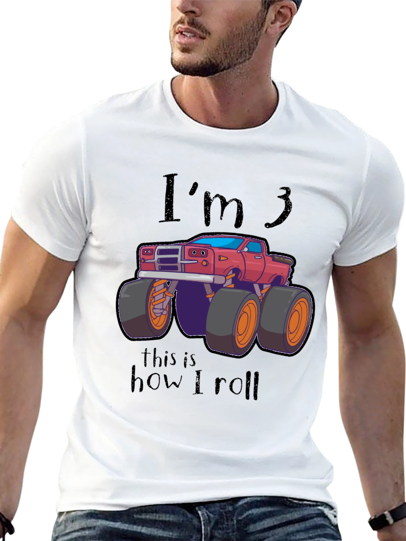 Im 3 Monster Truck Birthday T-Shirt