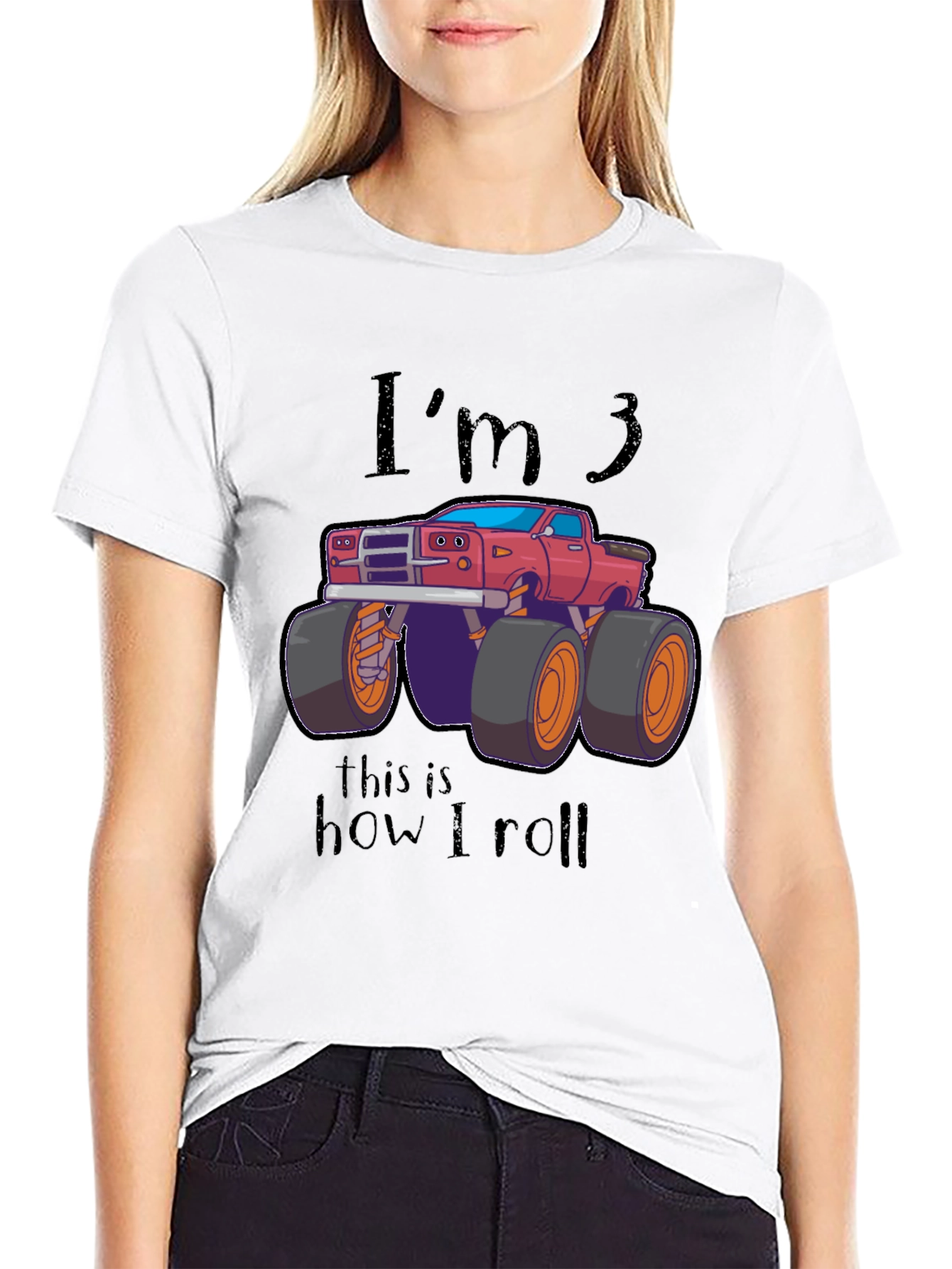 Im 3 Monster Truck Birthday T-Shirt