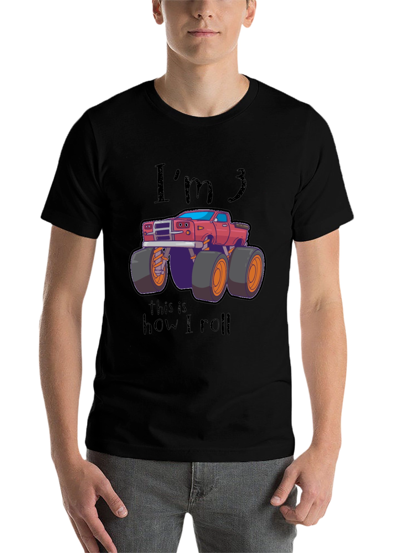 Im 3 Monster Truck Birthday T-Shirt