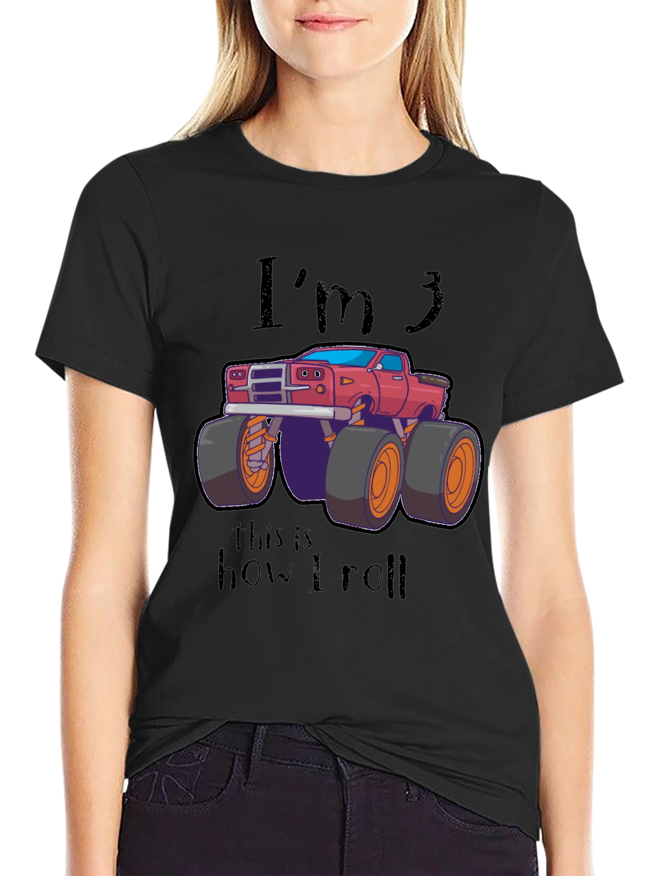 Im 3 Monster Truck Birthday T-Shirt
