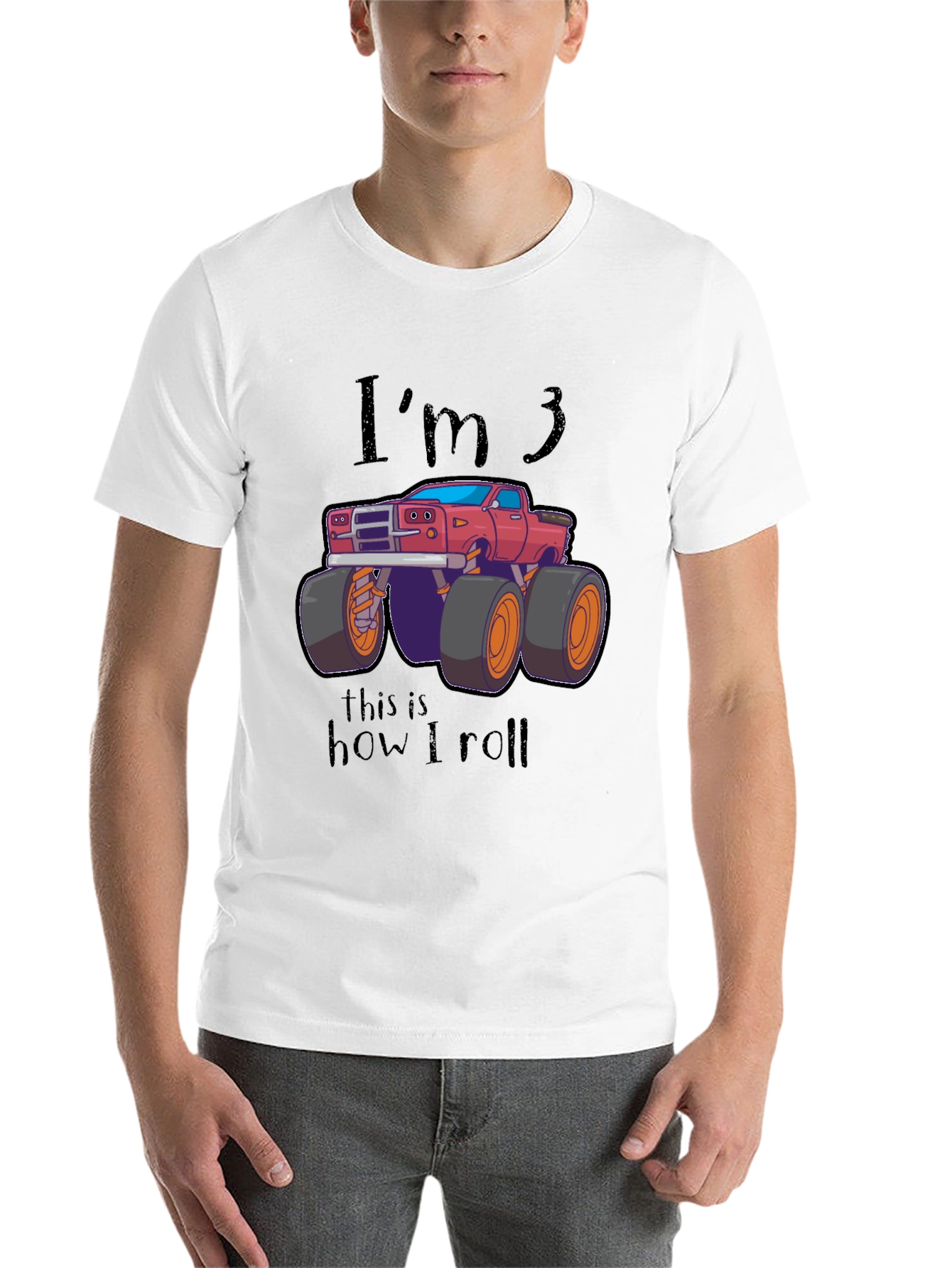 Im 3 Monster Truck Birthday T-Shirt