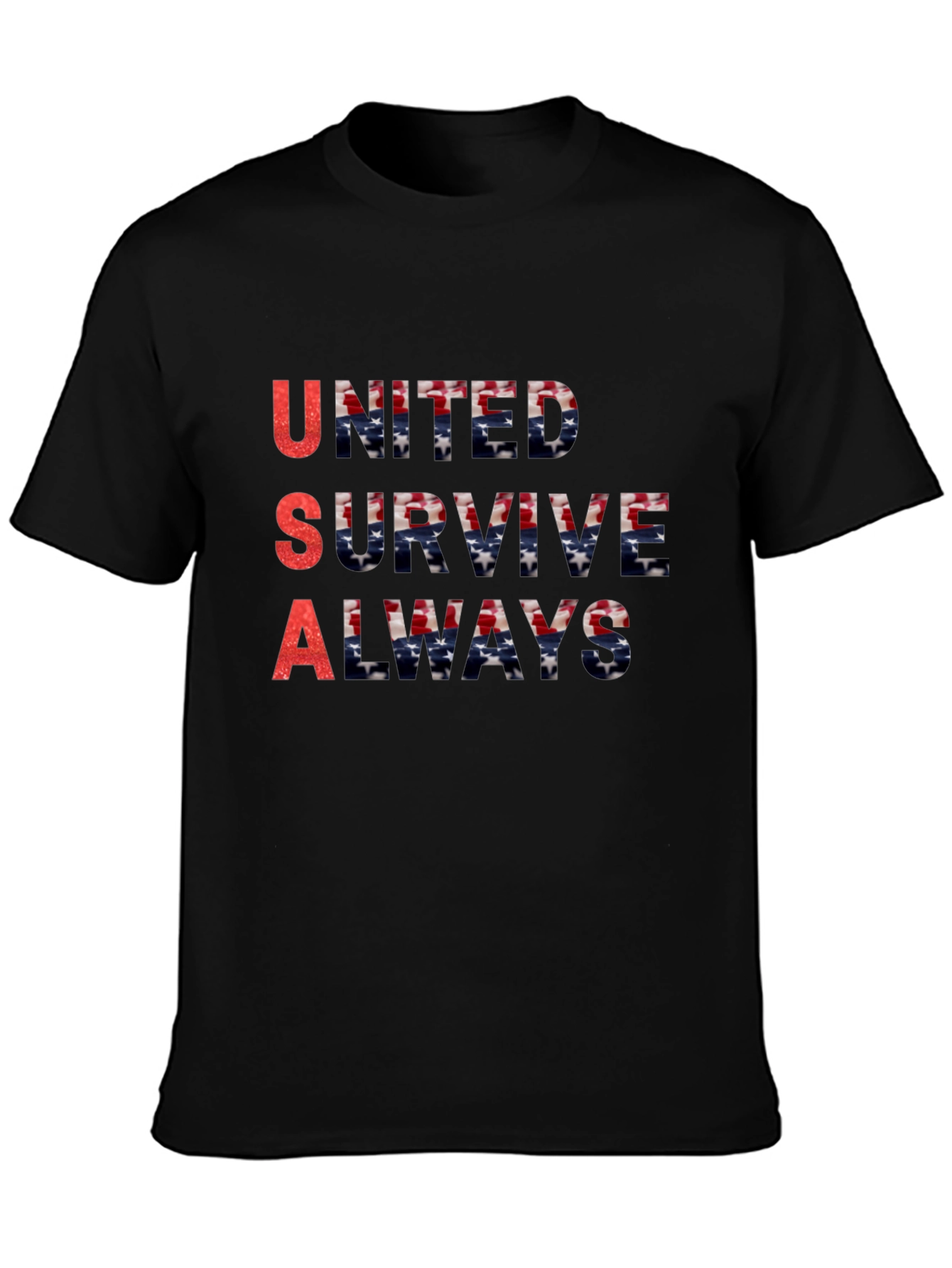 USA United Survive Always Graphic T-Shirt