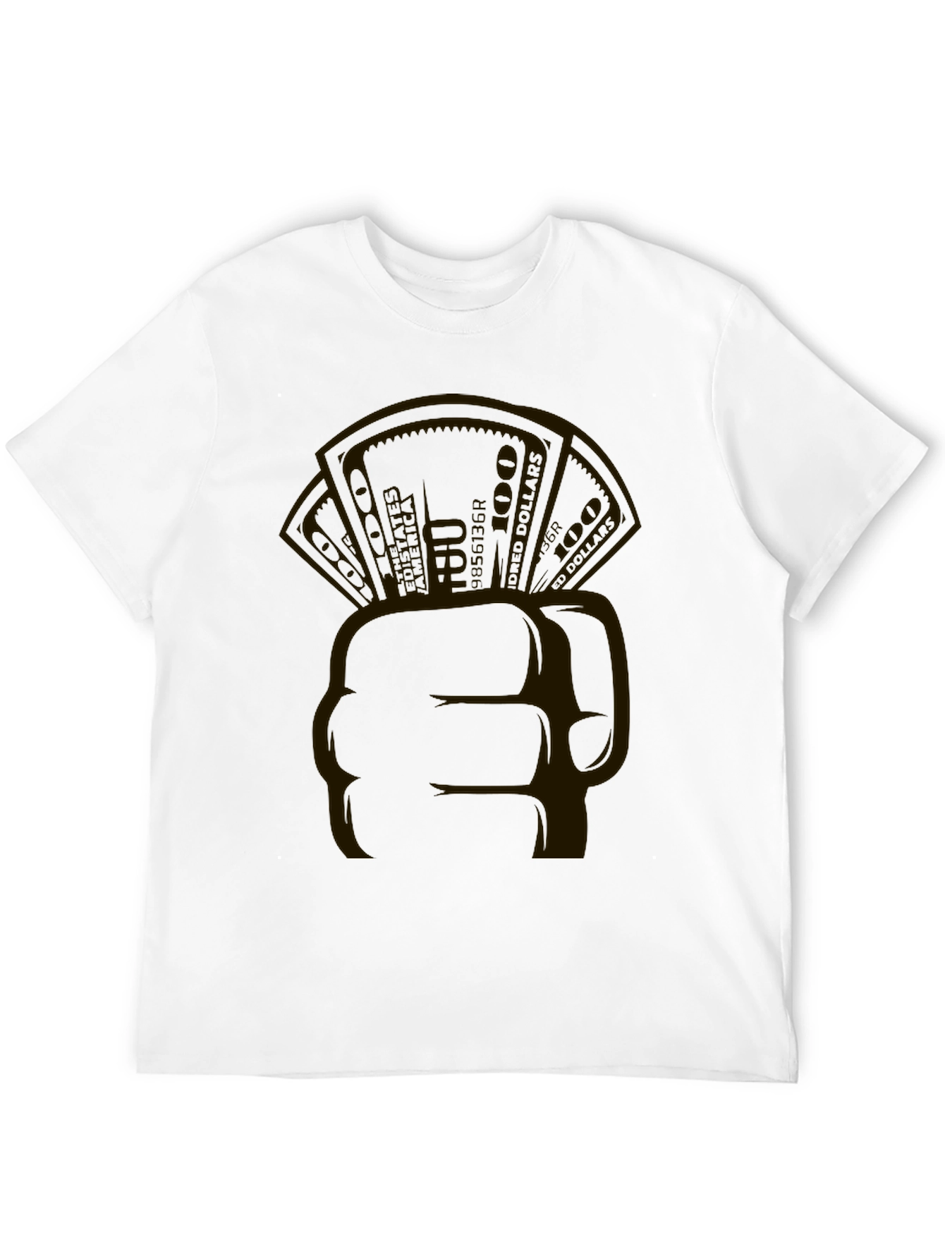 Fist Holding Cards Graphic T-Shirt