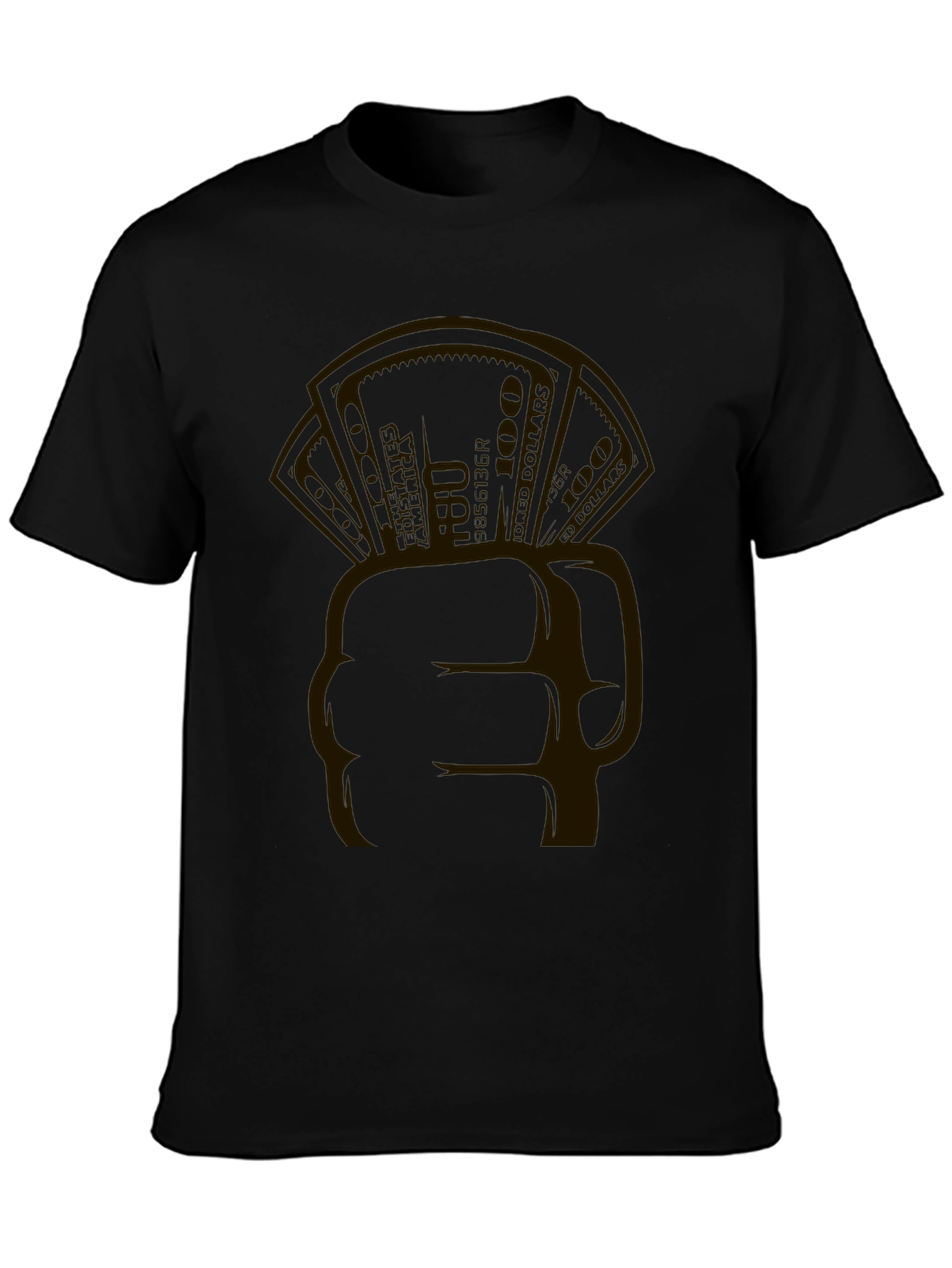 Fist Holding Cards Graphic T-Shirt