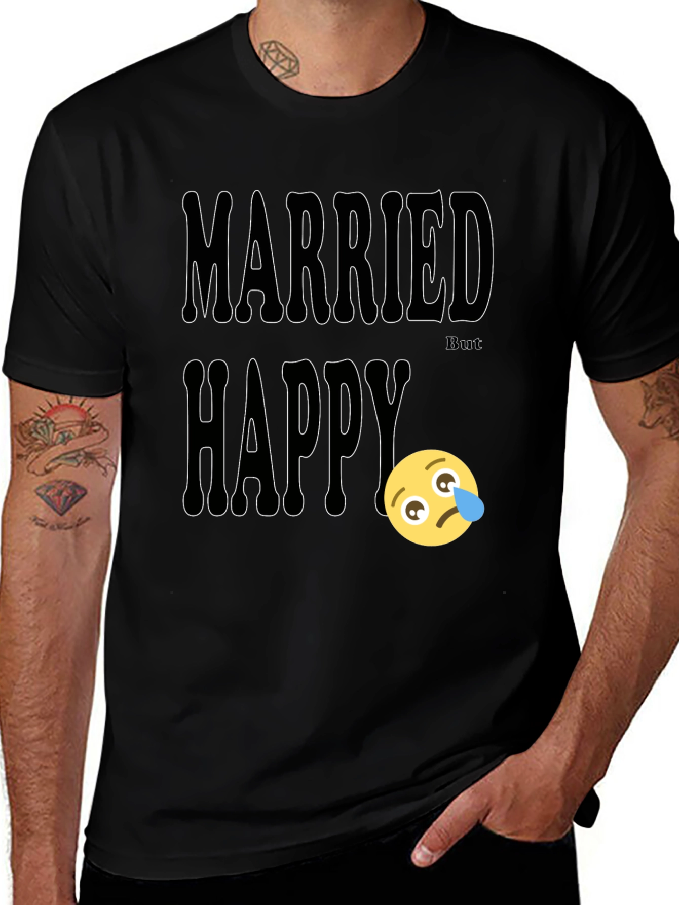 Married But Happy Graphic T-Shirt