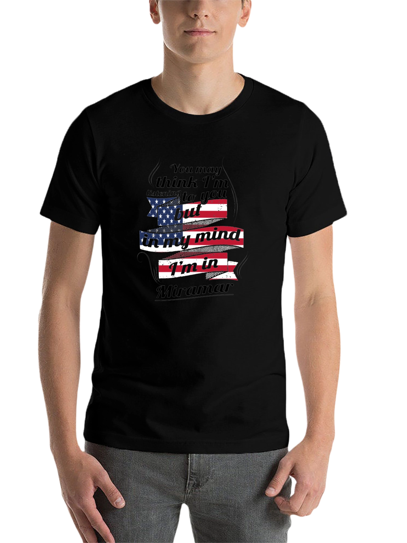 Miramar Mind T-Shirt - Patriotic Novelty Tee